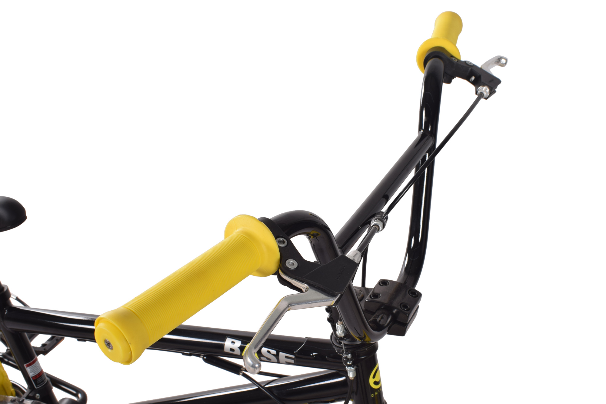 CHILLIZ BMX Freestyle 20 Zoll XB.01 schwarz-gelb Kinder Erwachsene V-Brake 360&deg; Rotor – Bild 3