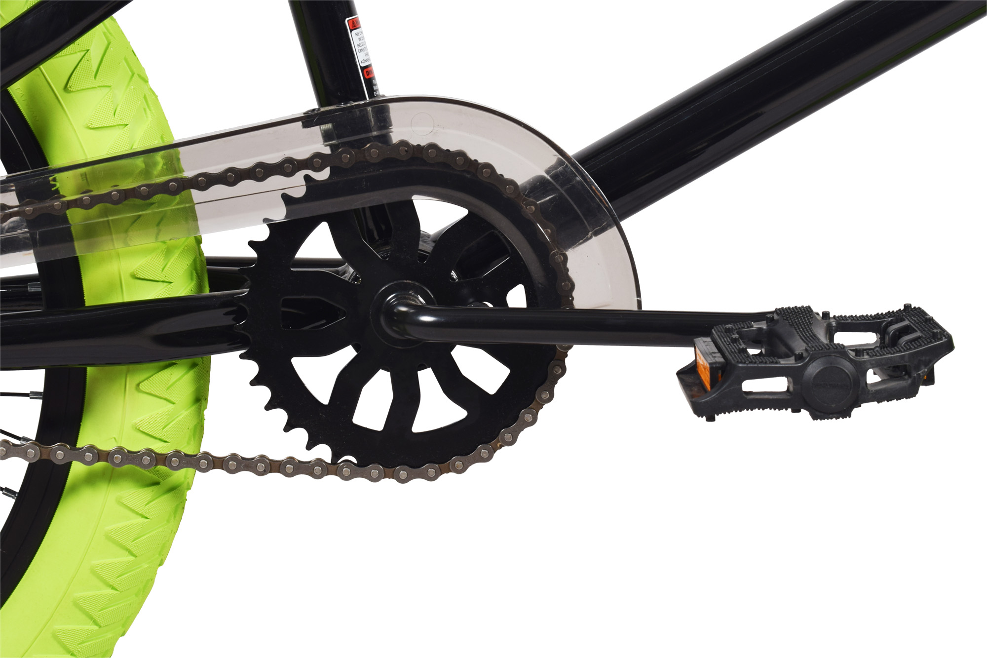 CHILLIZ BMX Freestyle 20 Zoll XB.01 schwarz-gr&uuml;n Kinder Erwachsene V-Brake 360&deg; Rotor – Bild 4