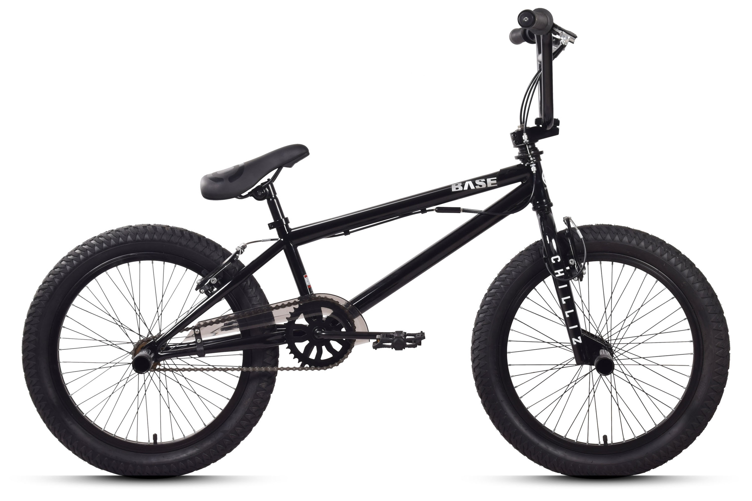 CHILLIZ BMX Freestyle 20 Zoll XB.01 schwarz Kinder Erwachsene V-Brake 360&deg; Rotor – Bild 1