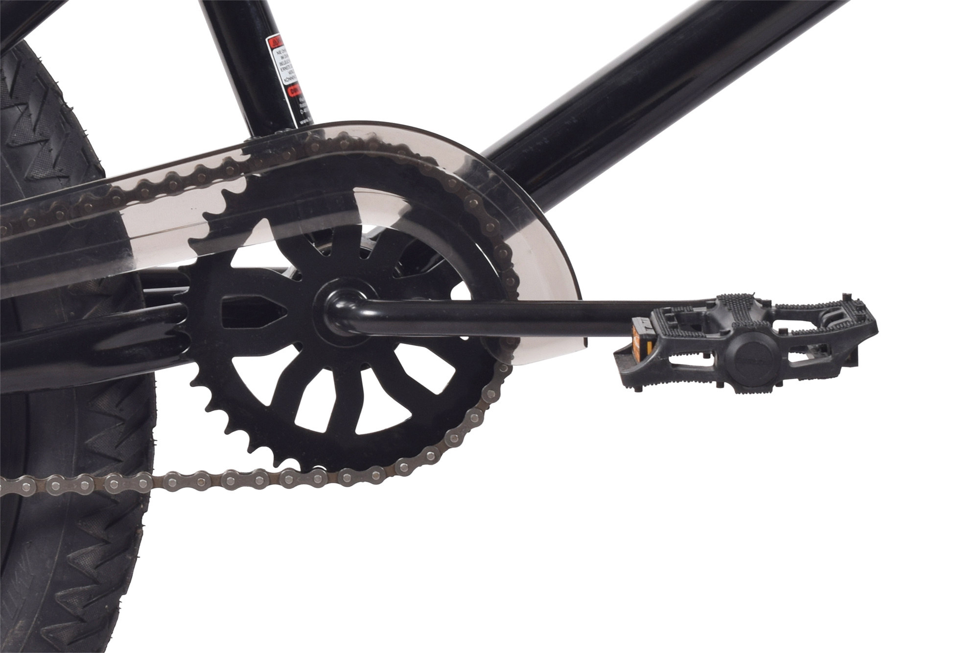 CHILLIZ BMX Freestyle 20 Zoll XB.01 schwarz Kinder Erwachsene V-Brake 360&deg; Rotor – Bild 4