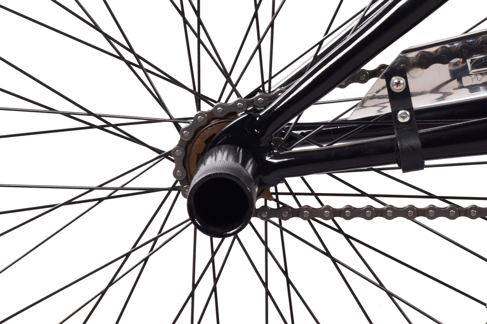 CHILLIZ BMX Freestyle 20 Zoll XB.01 schwarz Kinder Erwachsene V-Brake 360&deg; Rotor – Bild 5