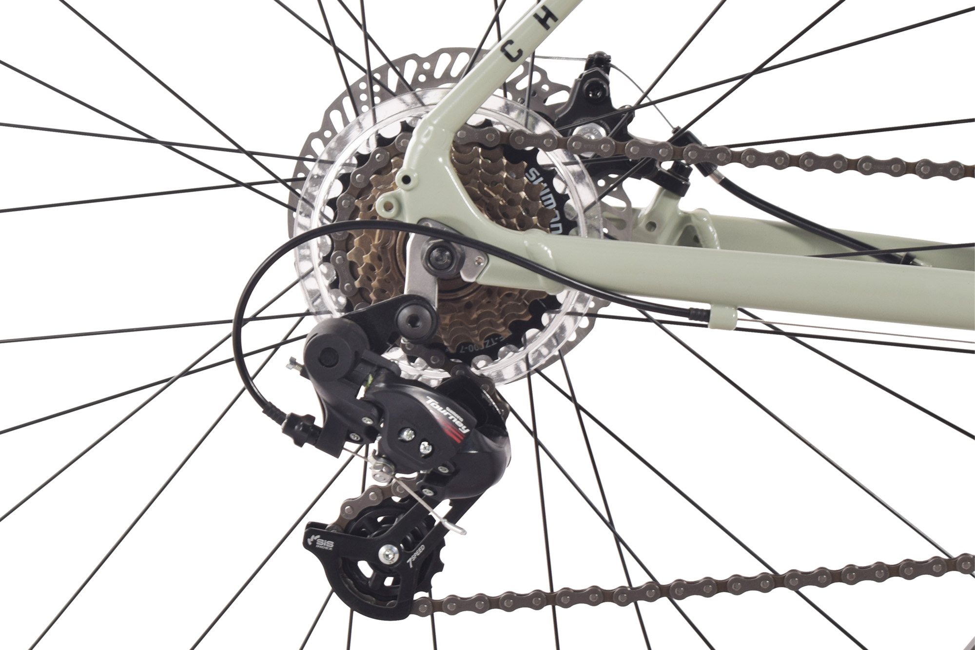 CHILLIZ Gravelbike 28 Zoll GL.01 grau Rahmenh&ouml;he 60 cm Damen Herren 14 G&auml;nge mech. Scheibenbremse – Bild 5