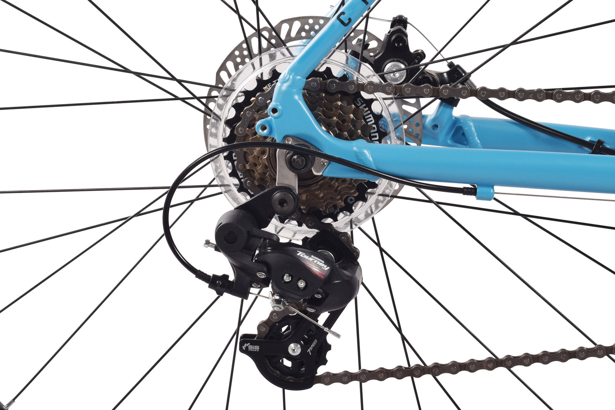 CHILLIZ Gravelbike 28 Zoll GL.01 blau Rahmenh&ouml;he 51 cm Damen Herren 14 G&auml;nge mech. Scheibenbremse – Bild 5