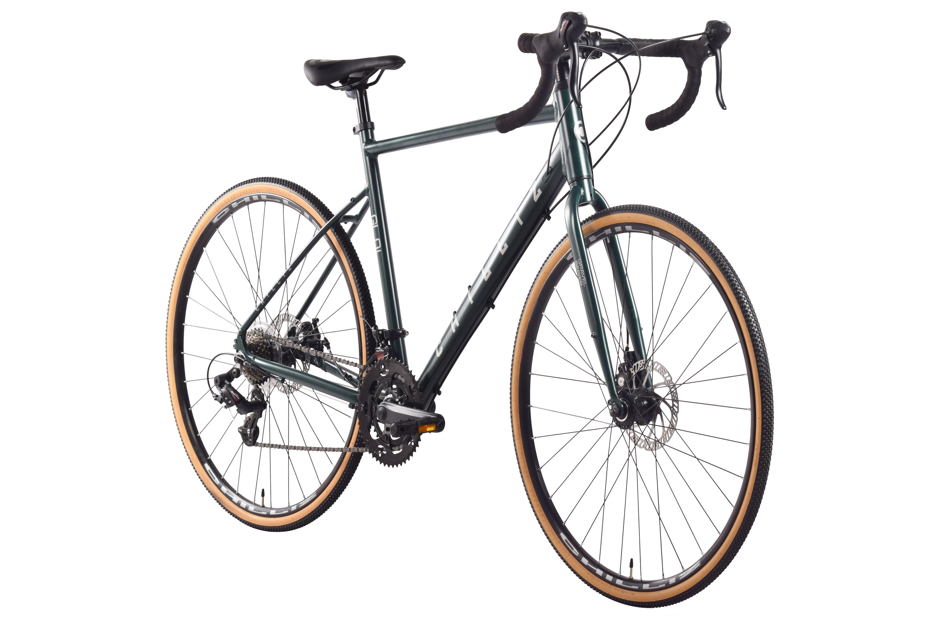 CHILLIZ Gravelbike 28 Zoll GL.01 gr&uuml;n Rahmenh&ouml;he 51 cm Damen Herren 14 G&auml;nge mech. Scheibenbremse – Bild 2
