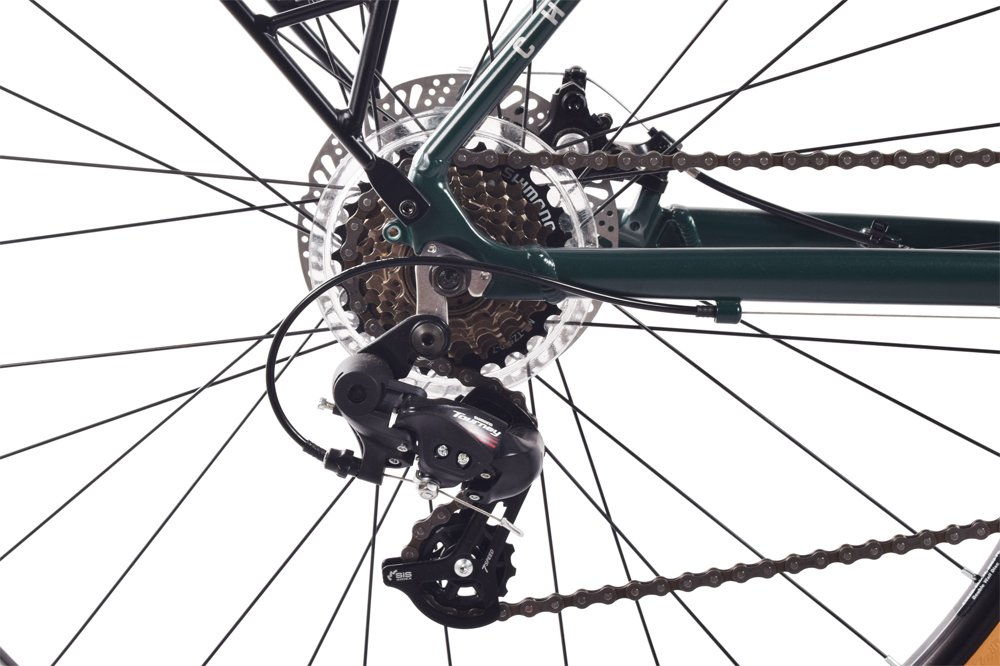 CHILLIZ Gravelbike 28 Zoll GL.02 gr&uuml;n Rahmenh&ouml;he 51 cm 14 G&auml;nge mech. Scheibenbremse – Bild 5