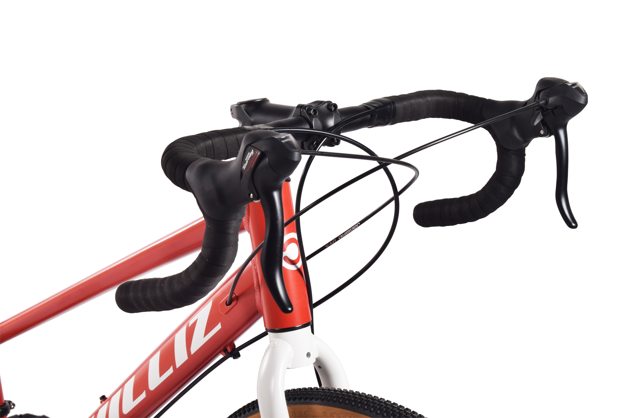 CHILLIZ Gravelbike 28 Zoll GL.03 rot Damen14 G&auml;nge mech. Scheibenbremse – Bild 3