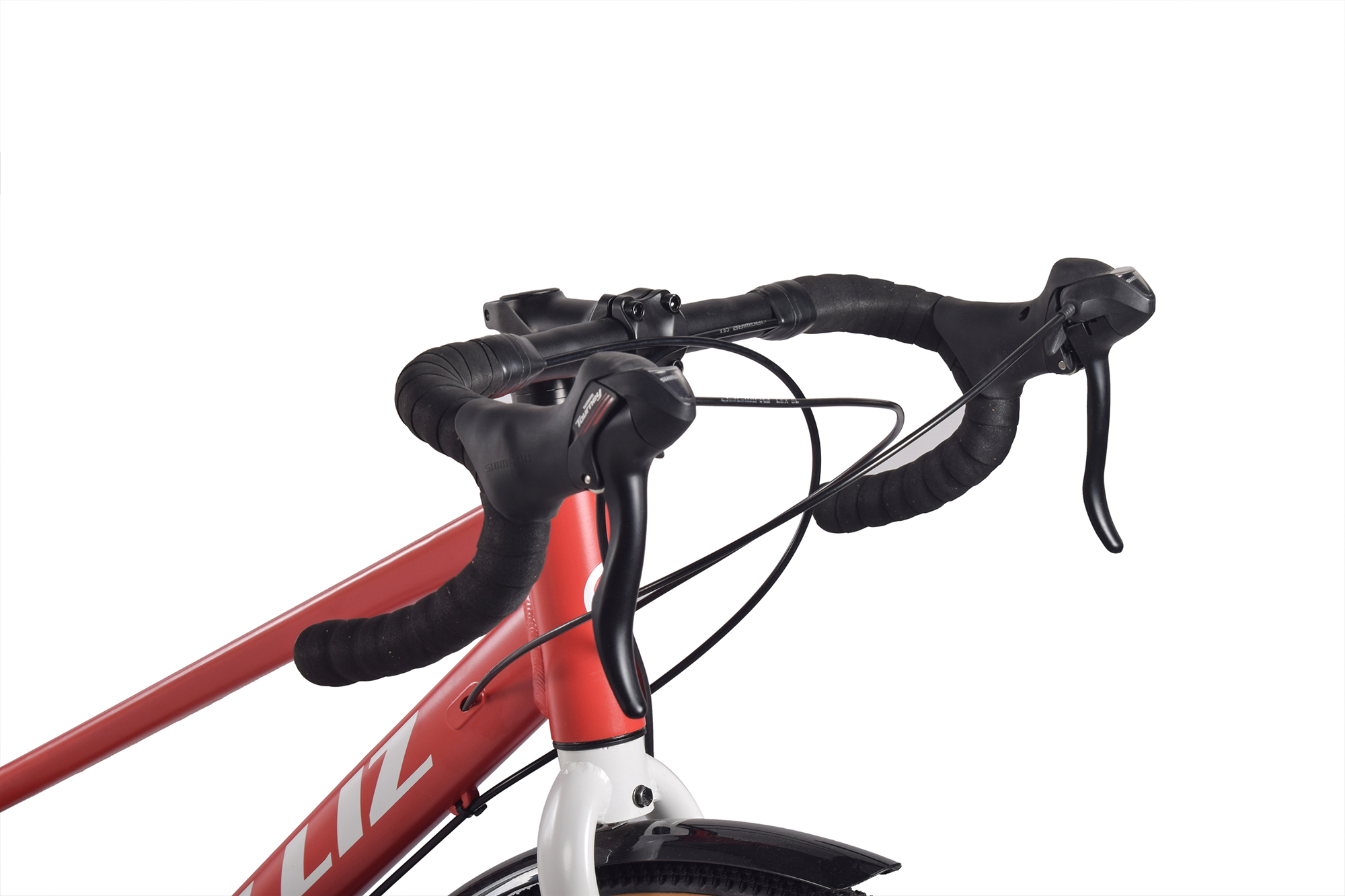 CHILLIZ Gravelbike 28 Zoll GL.04 rot Rahmenh&ouml;he 57 cm Damen 14 G&auml;nge mech. Scheibenbremse Schutzbleche – Bild 3