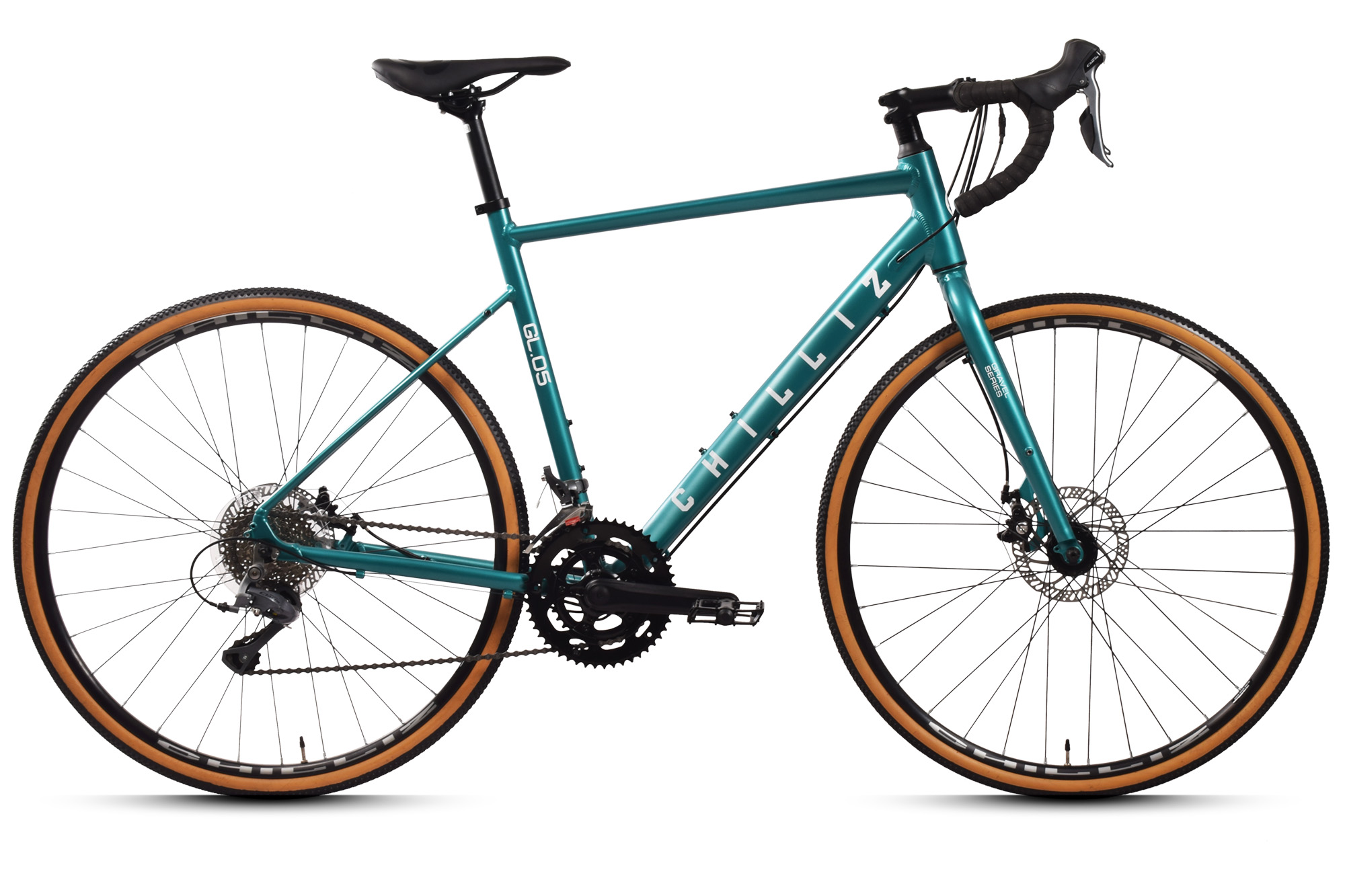 CHILLIZ Gravelbike 28 Zoll GL.05 gr&uuml;n Herren Damen 16 G&auml;nge mech. Scheibenbremse – Bild 1