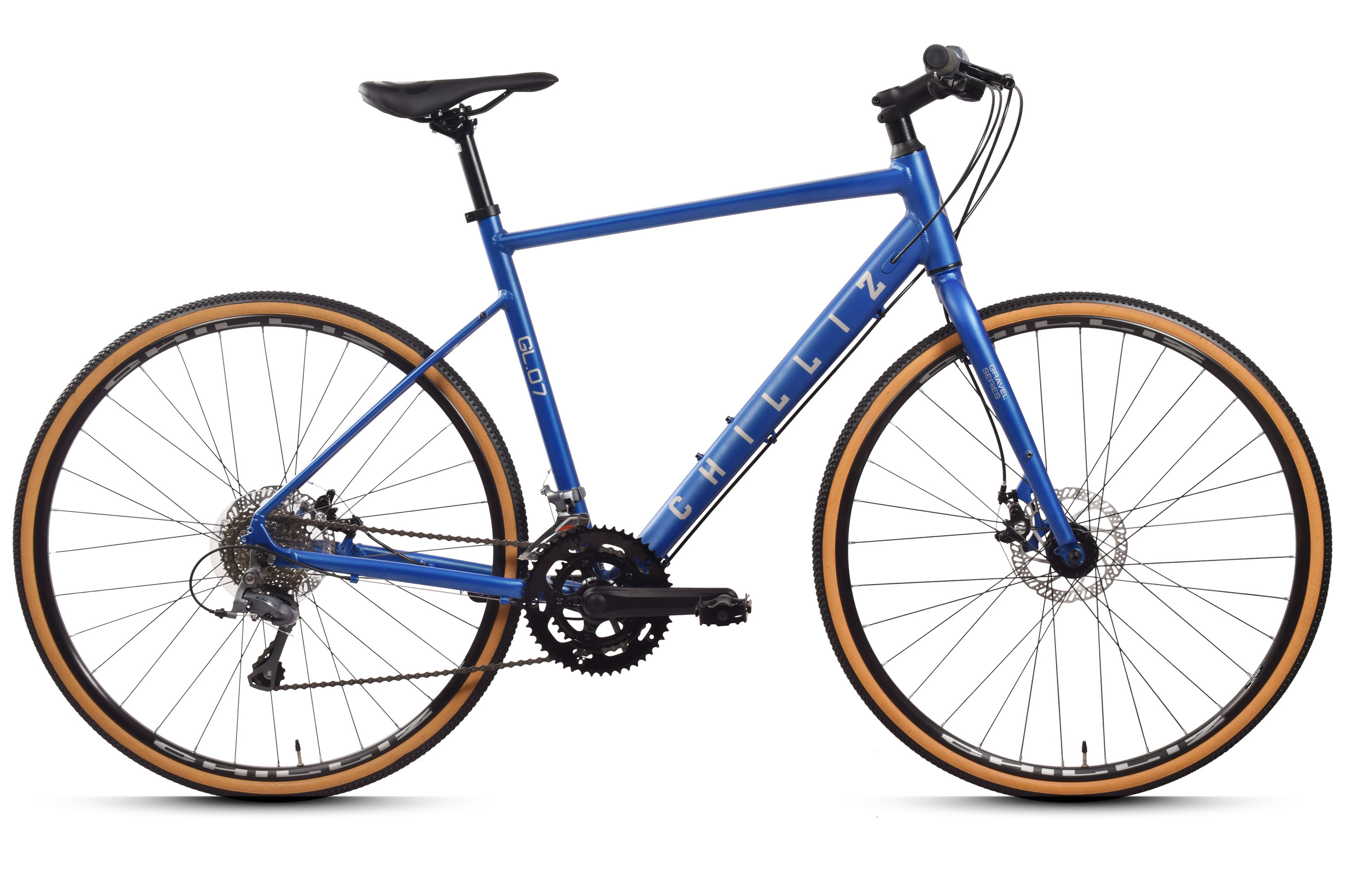 CHILLIZ Gravelbike 28 Zoll GL.07 blau Damen Herren 16 G&auml;nge mech. Scheibenbremse – Bild 1