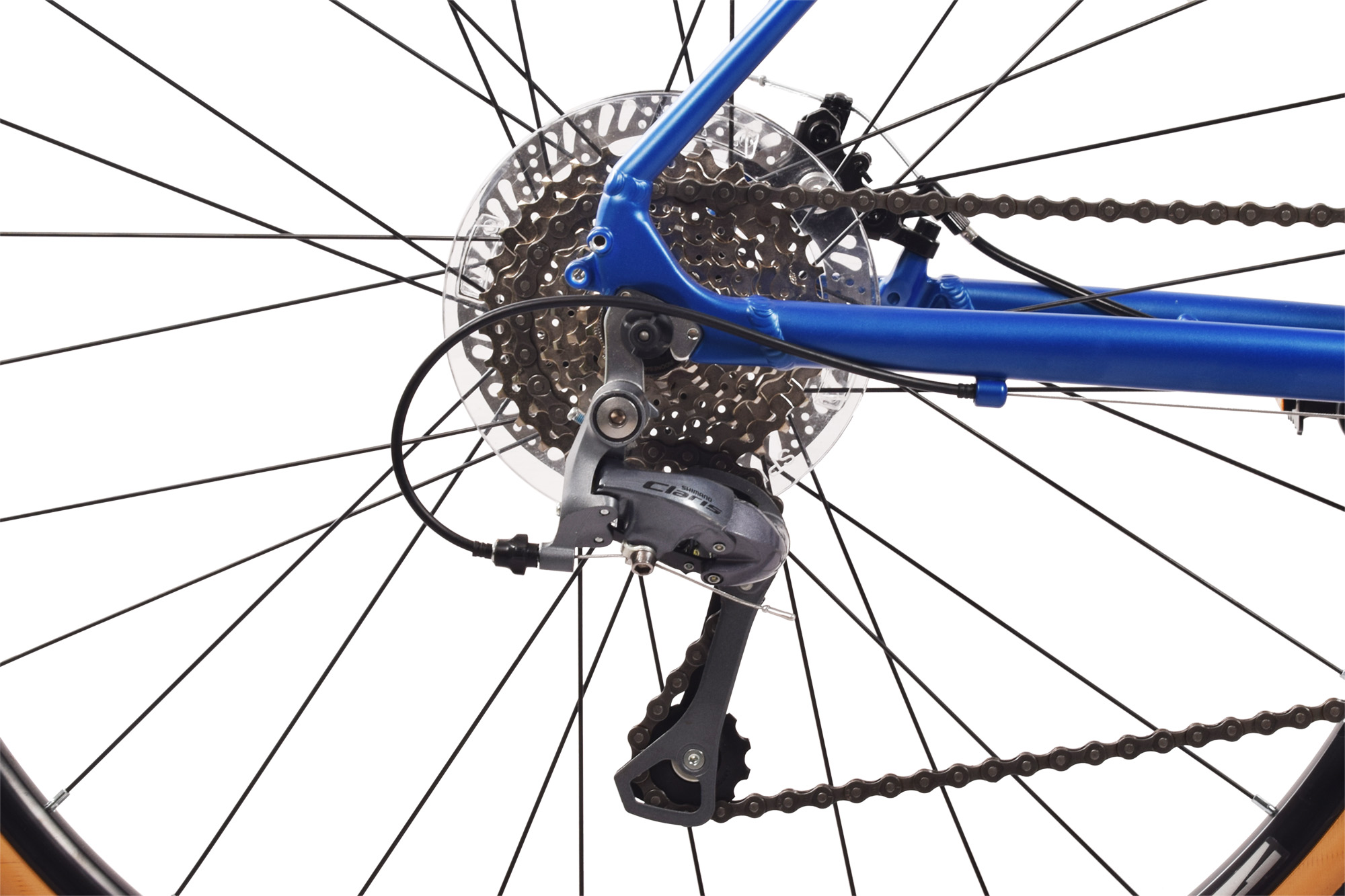 CHILLIZ Gravelbike 28 Zoll GL.07 blau Rahmenh&ouml;he 57 cm Damen Herren 16 G&auml;nge mech. Scheibenbremse – Bild 5