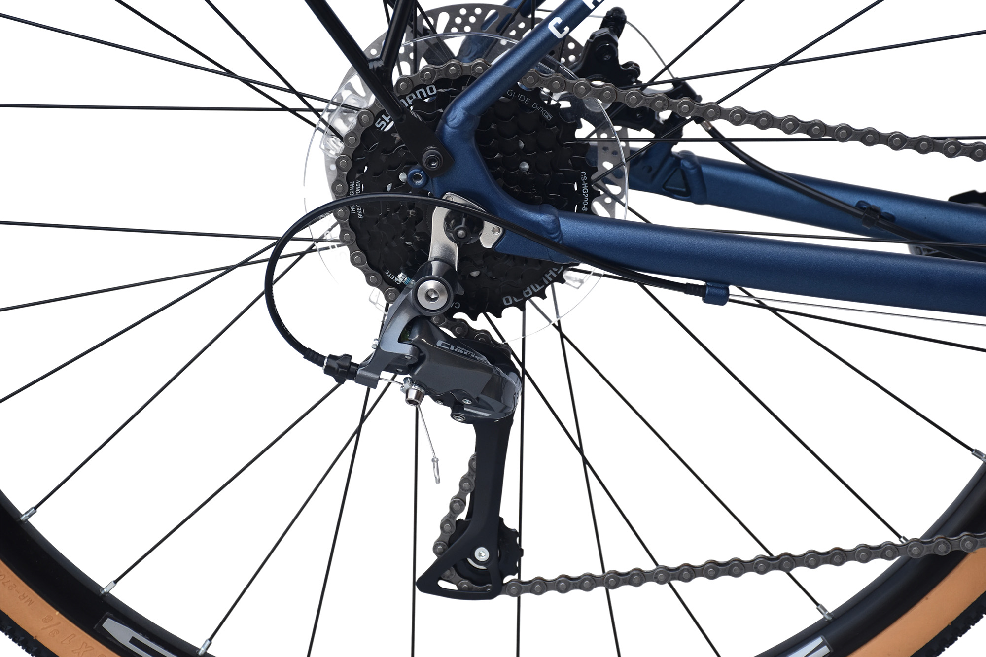 CHILLIZ Gravelbike 28 Zoll GL.09 blau 16 G&auml;nge mech. Scheibenbremse Schutzbleche – Bild 2