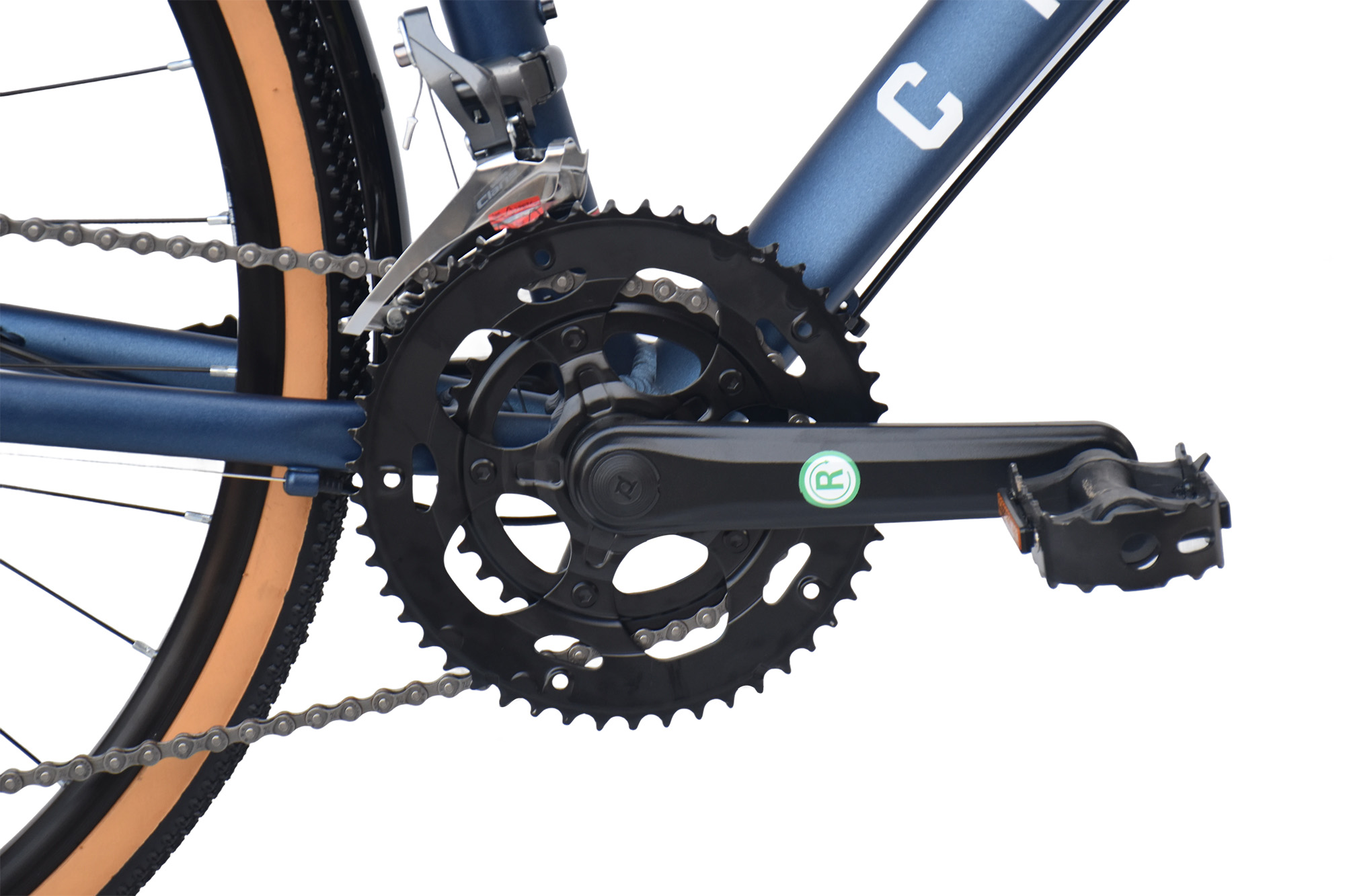 CHILLIZ Gravelbike 28 Zoll GL.09 blau 16 G&auml;nge mech. Scheibenbremse Schutzbleche – Bild 3