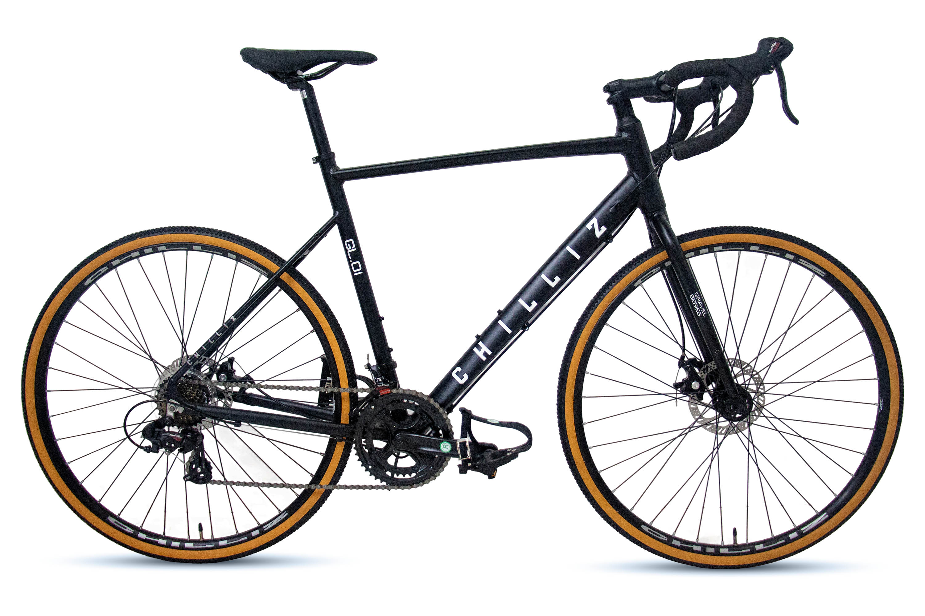 CHILLIZ Gravelbike 28 Zoll GL.01 schwarz-matt Rahmenh&ouml;he 51 cm 14 G&auml;nge mech. Scheibenbremse – Bild 1
