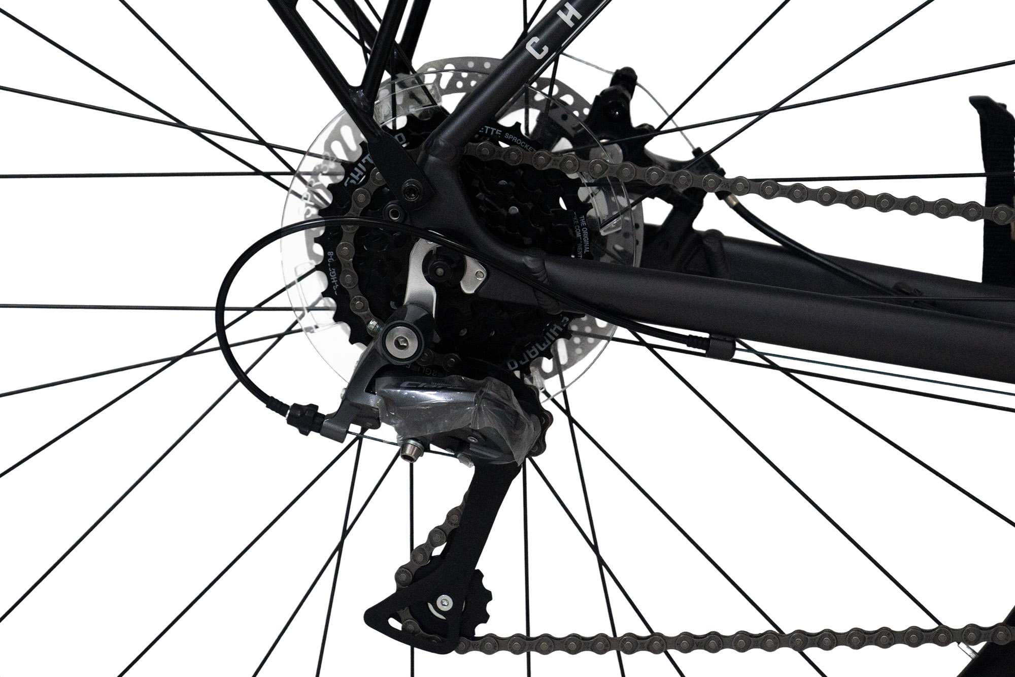 CHILLIZ Gravelbike 28 Zoll GL.08 schwarz-matt Rahmenh&ouml;he 54 cm 16 G&auml;nge mech. Scheibenbremse Schutzbleche – Bild 5