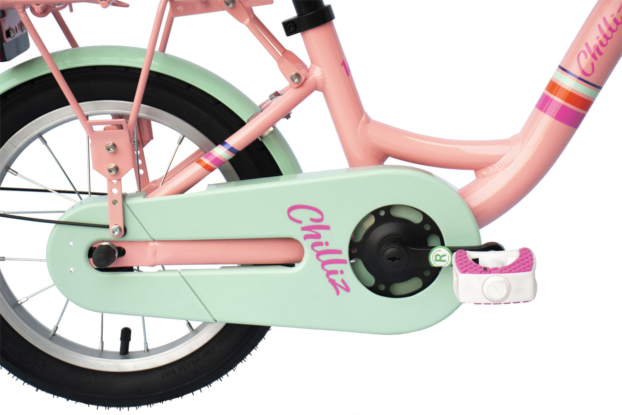 CHILLIZ Kinderrad 14 Zoll CHD.01 Rahmenhöhe 23 cm singlespeed V-Brake – Bild 4