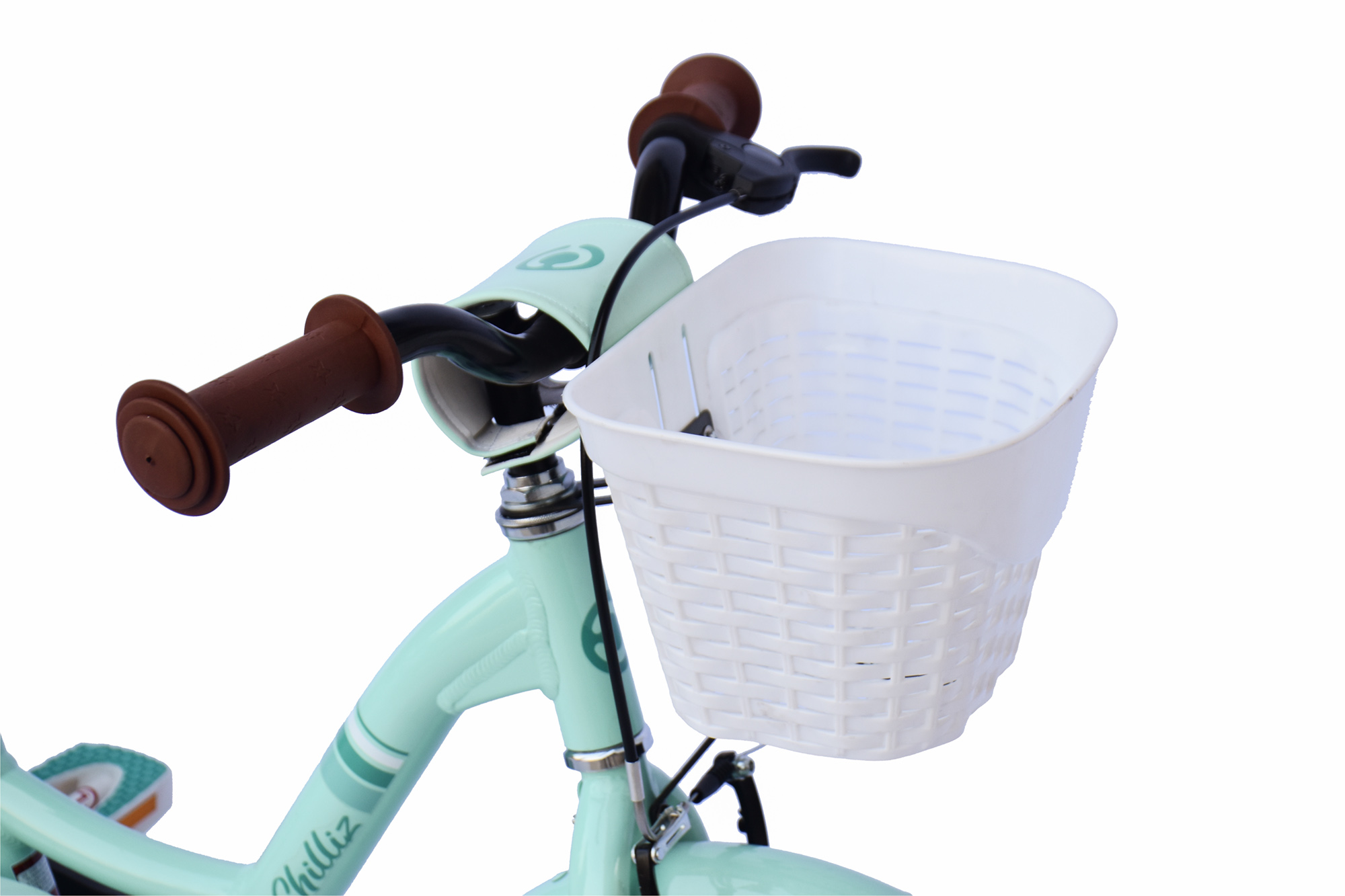 CHILLIZ Kinderrad 14 Zoll CHD.01 türkis Rahmenhöhe 23 cm singlespeed V-Brake – Bild 3
