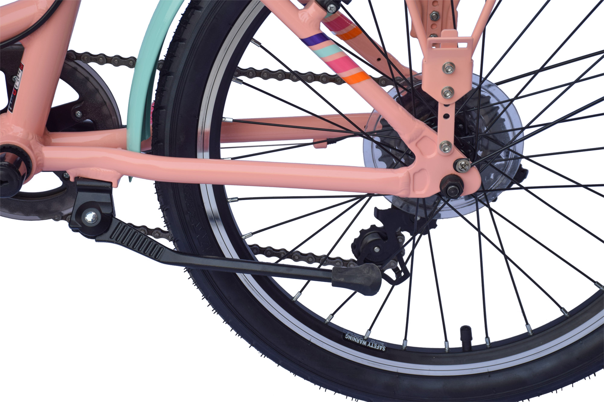 CHILLIZ Kinderrad 20 Zoll CHD.02 rosa Rahmenh&ouml;he 33 cm 6 G&auml;nge V-Brake – Bild 2