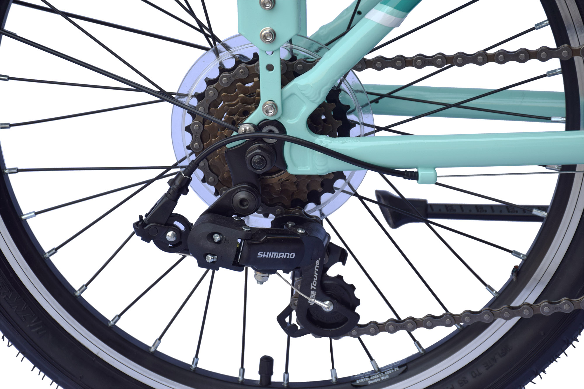 CHILLIZ Kinderrad 20 Zoll CHD.02 t&uuml;rkis Rahmenh&ouml;he 33 cm 6 G&auml;nge V-Brake – Bild 5