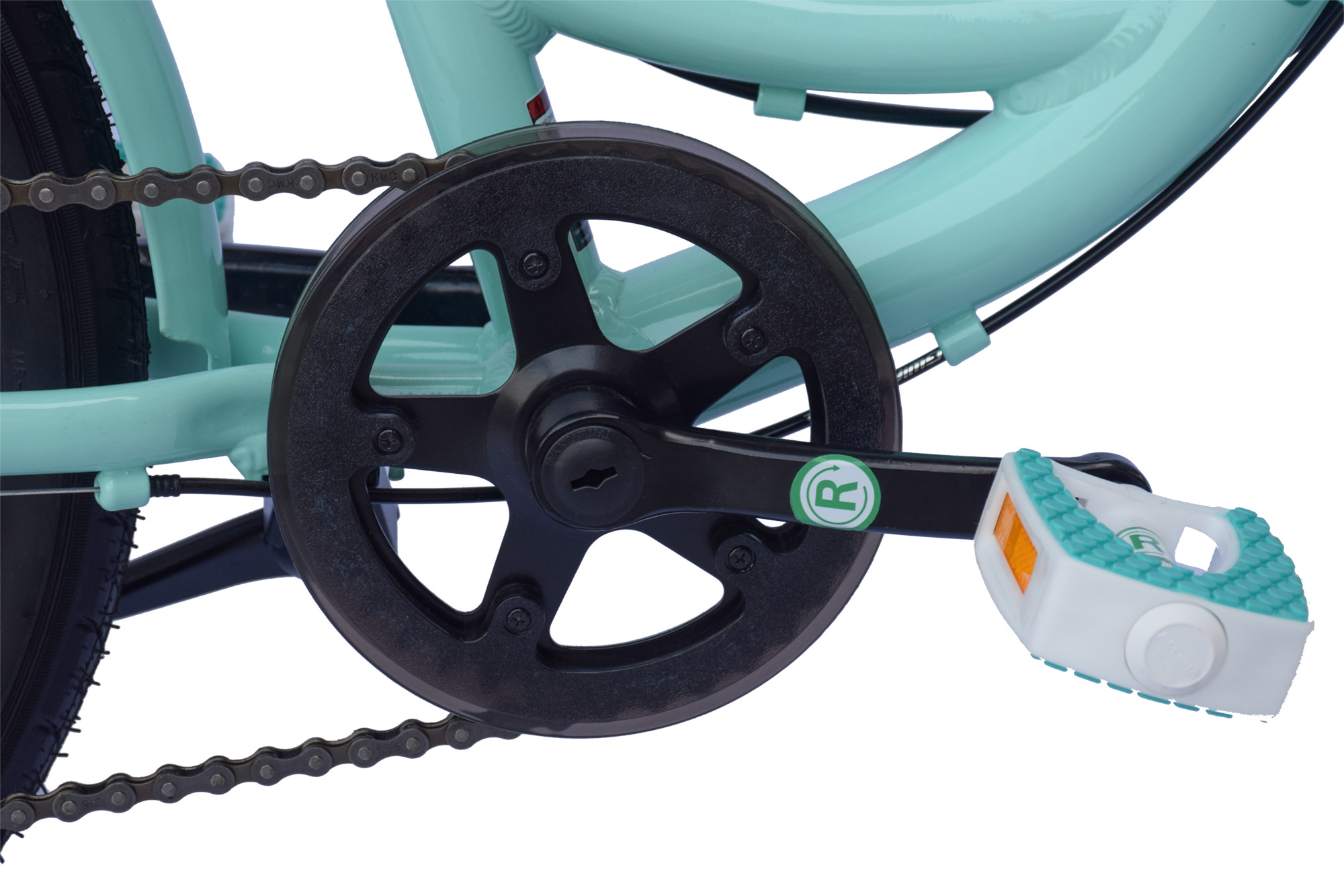 CHILLIZ Kinderrad 20 Zoll CHD.02 t&uuml;rkis Rahmenh&ouml;he 33 cm 6 G&auml;nge V-Brake – Bild 4