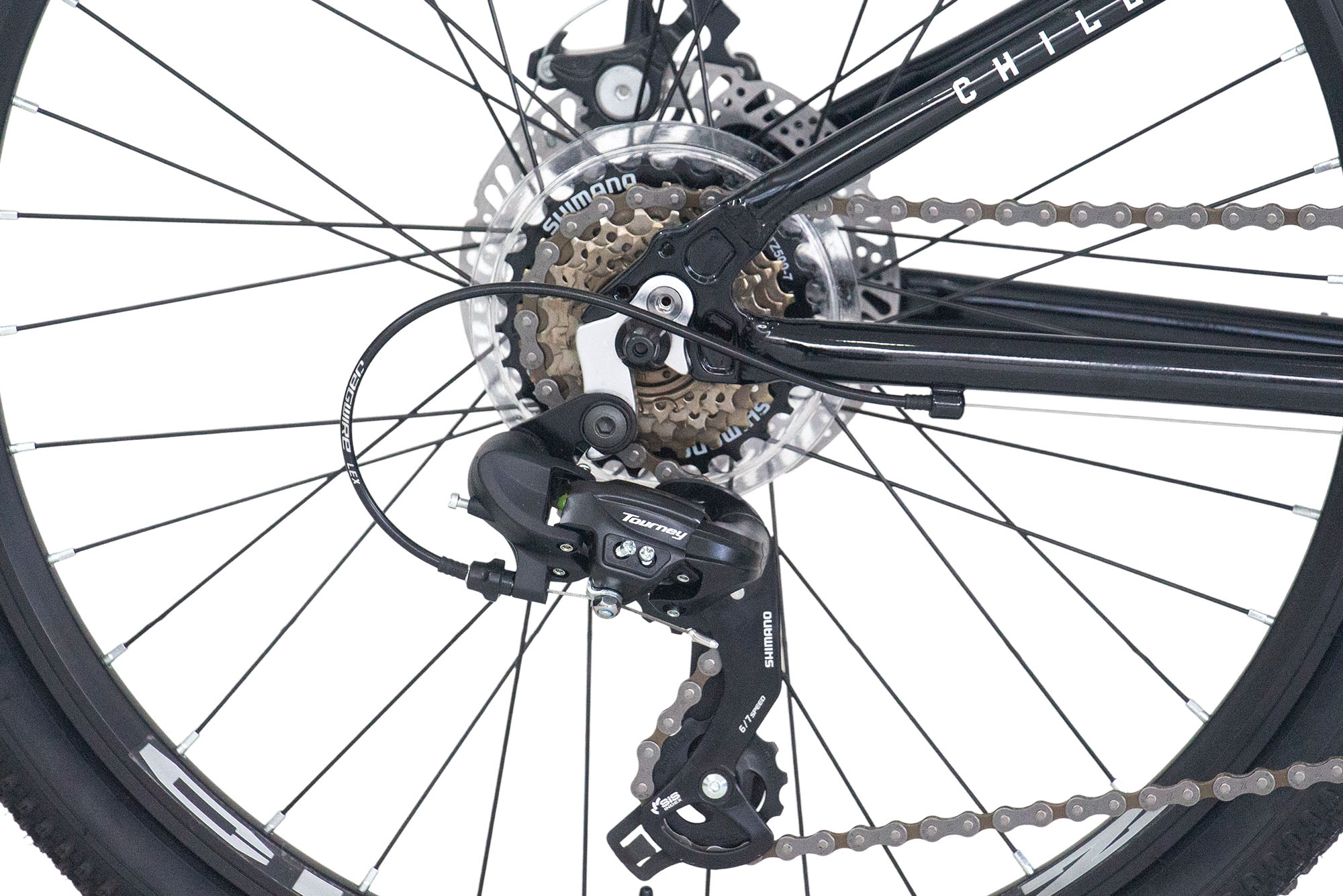 CHILLIZ Kinderrad Gravelbike 24 Zoll GL.10 schwarz-gl&auml;nzend – Bild 3