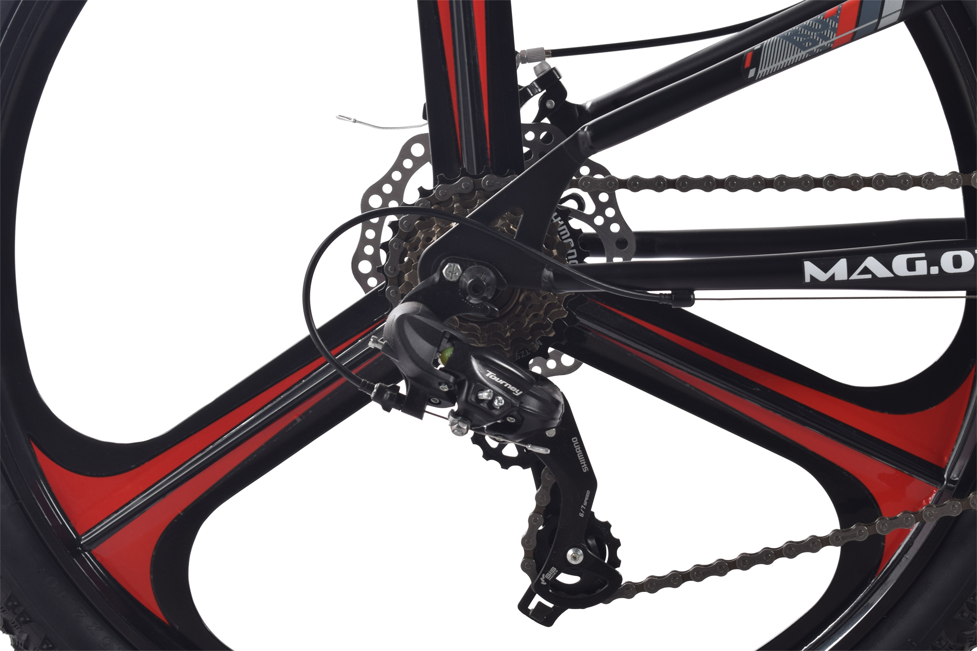 CHILLIZ Mountainbike Fully 26 Zoll MAG.01 Rahmenhöhe 42 cm 21 Gänge Mag wheel mech. Scheibenbremse – Bild 5