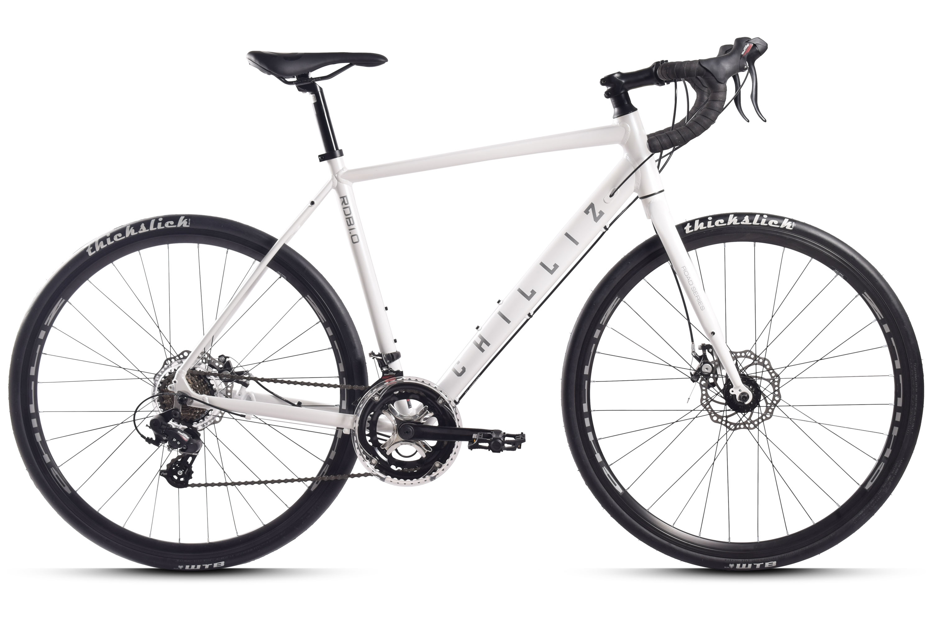 CHILLIZ Rennrad 28 Zoll RDB1.0 wei&szlig; Rahmenh&ouml;he 60 cm Damen Herren 14 G&auml;nge – Bild 1