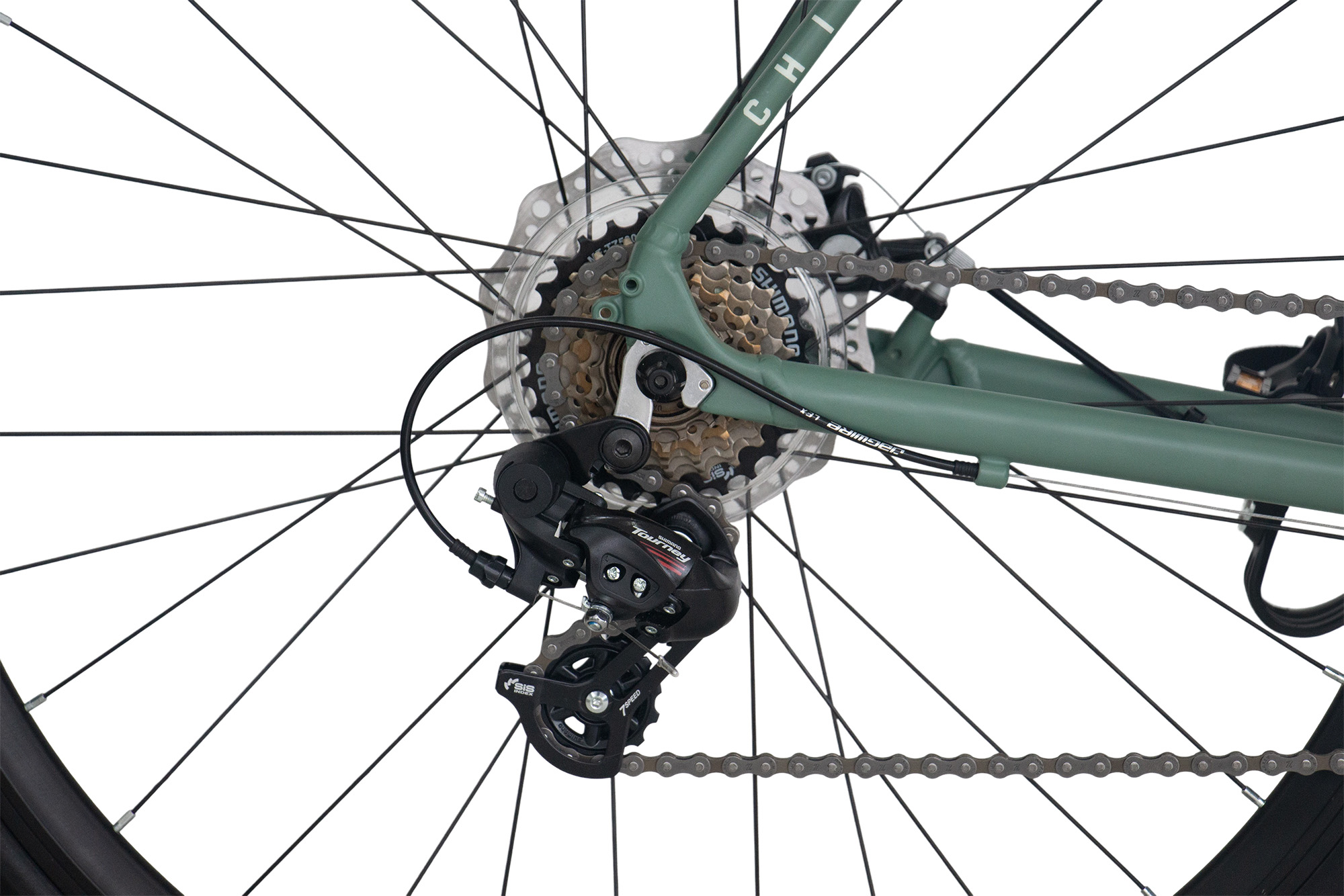 CHILLIZ Rennrad 28 Zoll RDB2.0 gr&uuml;n Rahmenh&ouml;he 57 cm 14 G&auml;nge – Bild 5