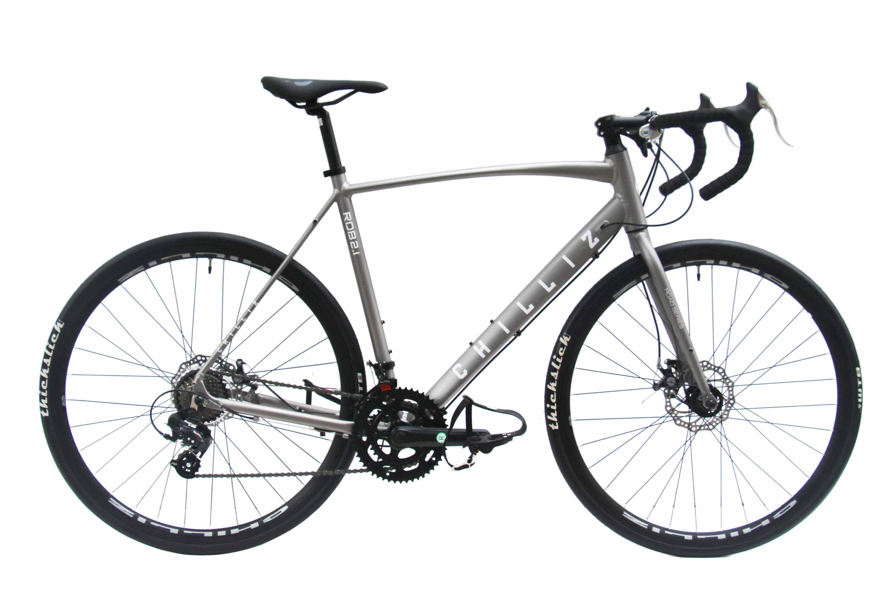 CHILLIZ Rennrad 28 Zoll RDB2.1 grau Rahmenh&ouml;he 54 cm Damen Herren 14 G&auml;nge – Bild 1