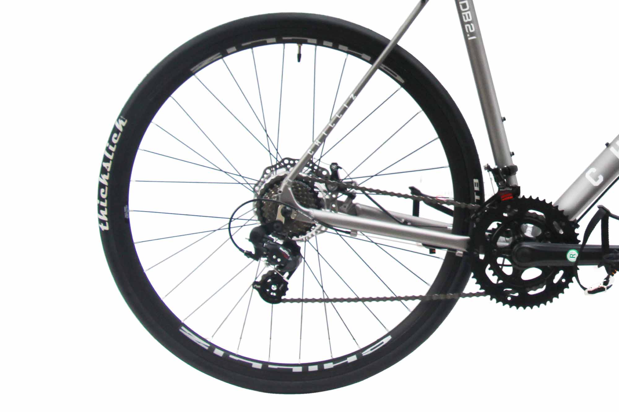 CHILLIZ Rennrad 28 Zoll RDB2.1 grau Damen Herren 14 G&auml;nge – Bild 4