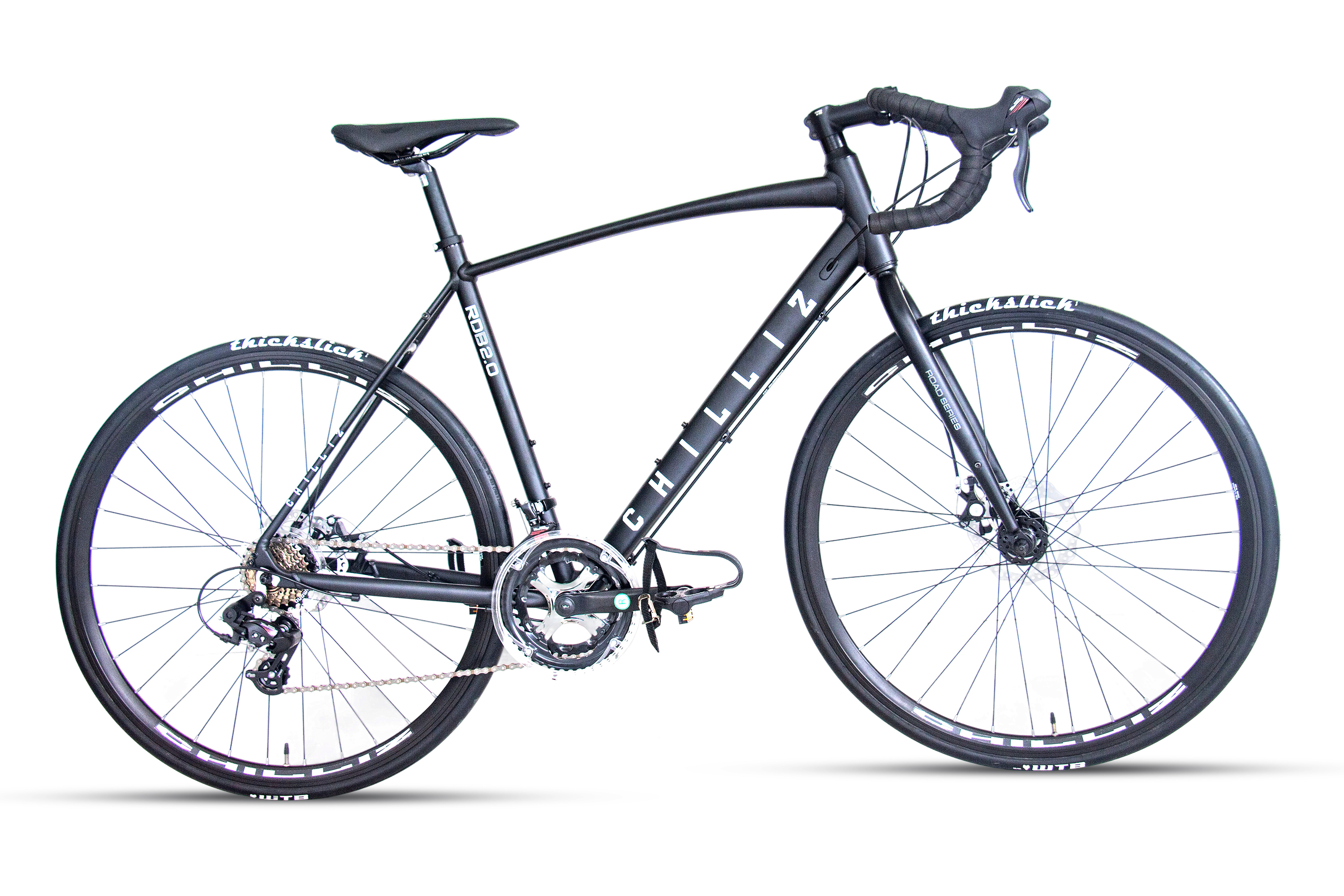 CHILLIZ Rennrad 28 Zoll RDB2.0 schwarz matt 14 G&auml;nge – Bild 1