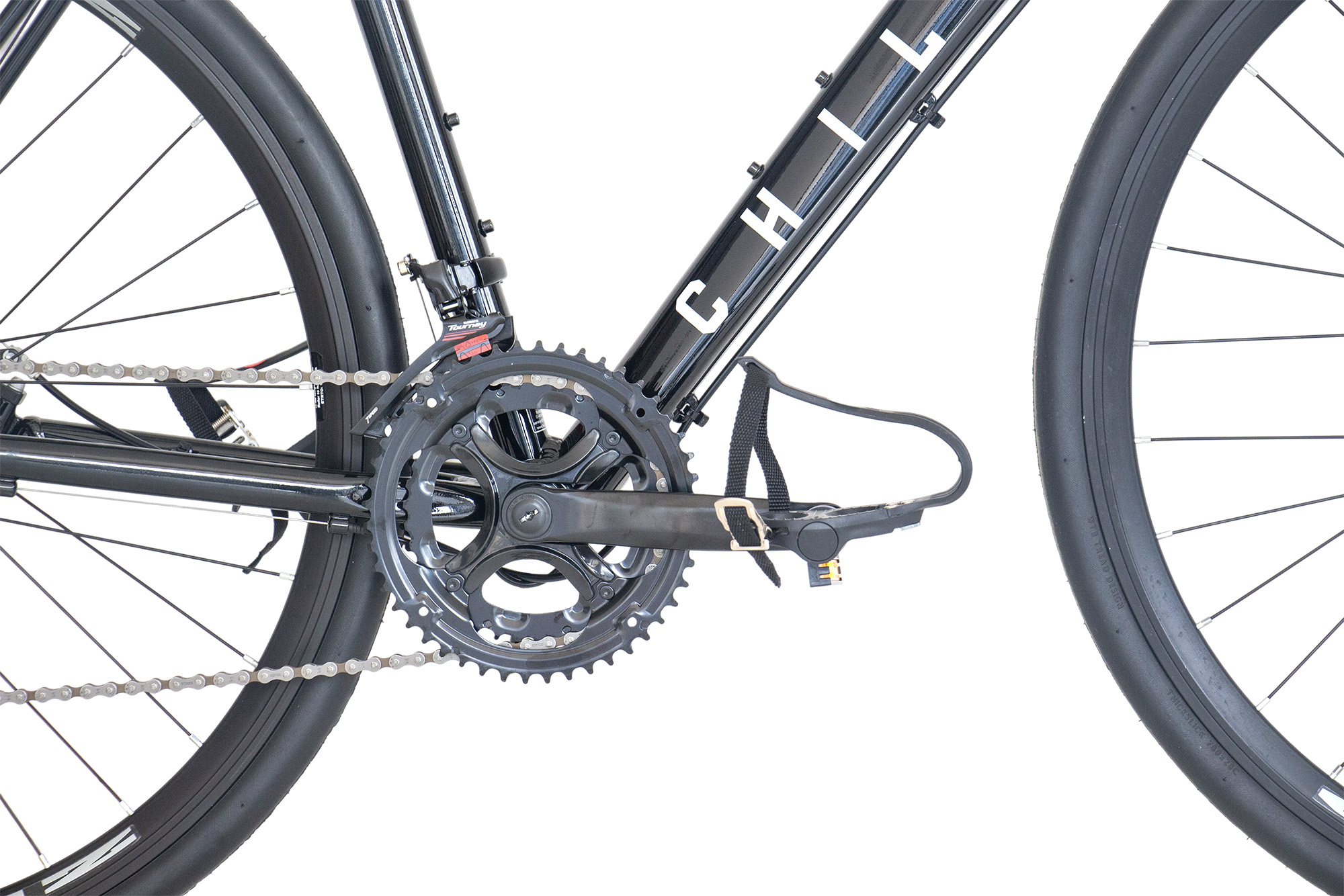 CHILLIZ Rennrad 28 Zoll RDB2.0 schwarz gl&auml;nzend Rahmenh&ouml;he 54 cm 14 G&auml;nge – Bild 4