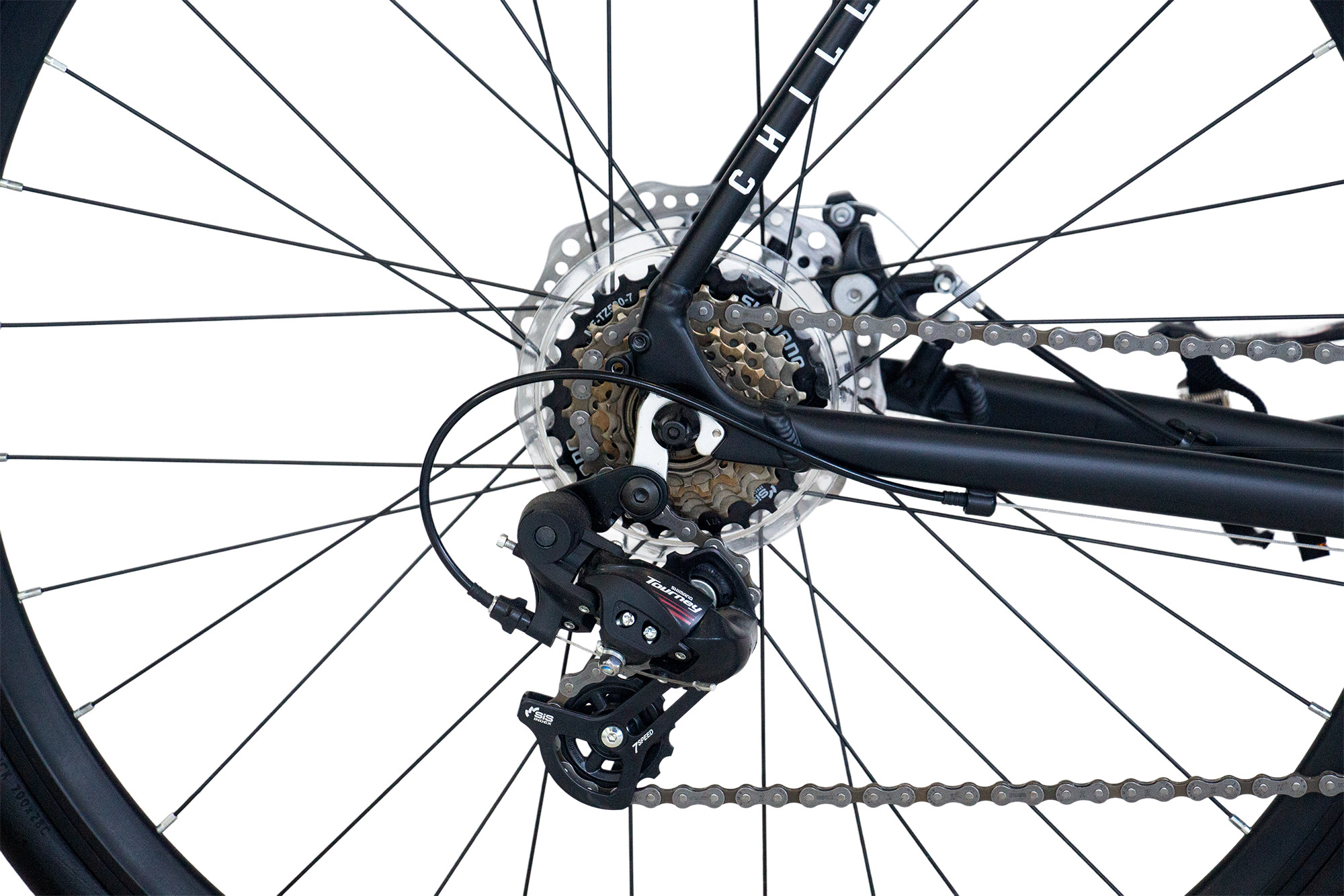 CHILLIZ Rennrad 28 Zoll RDB2.1 schwarz-matt 14 G&auml;nge – Bild 5