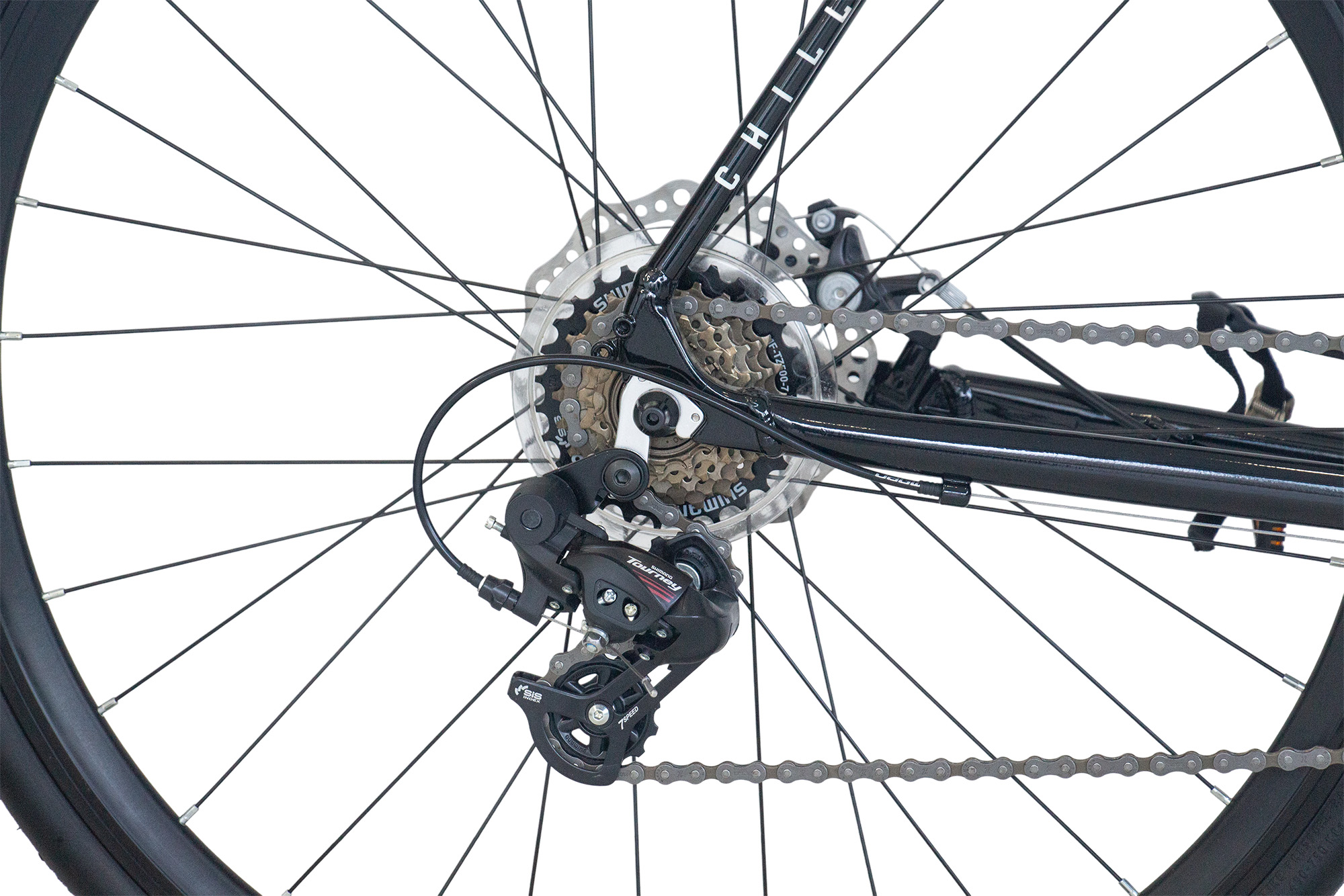 CHILLIZ Rennrad 28 Zoll RDB2.1 schwarz-gl&auml;nzend Rahmenh&ouml;he 57 cm 14 G&auml;nge – Bild 3