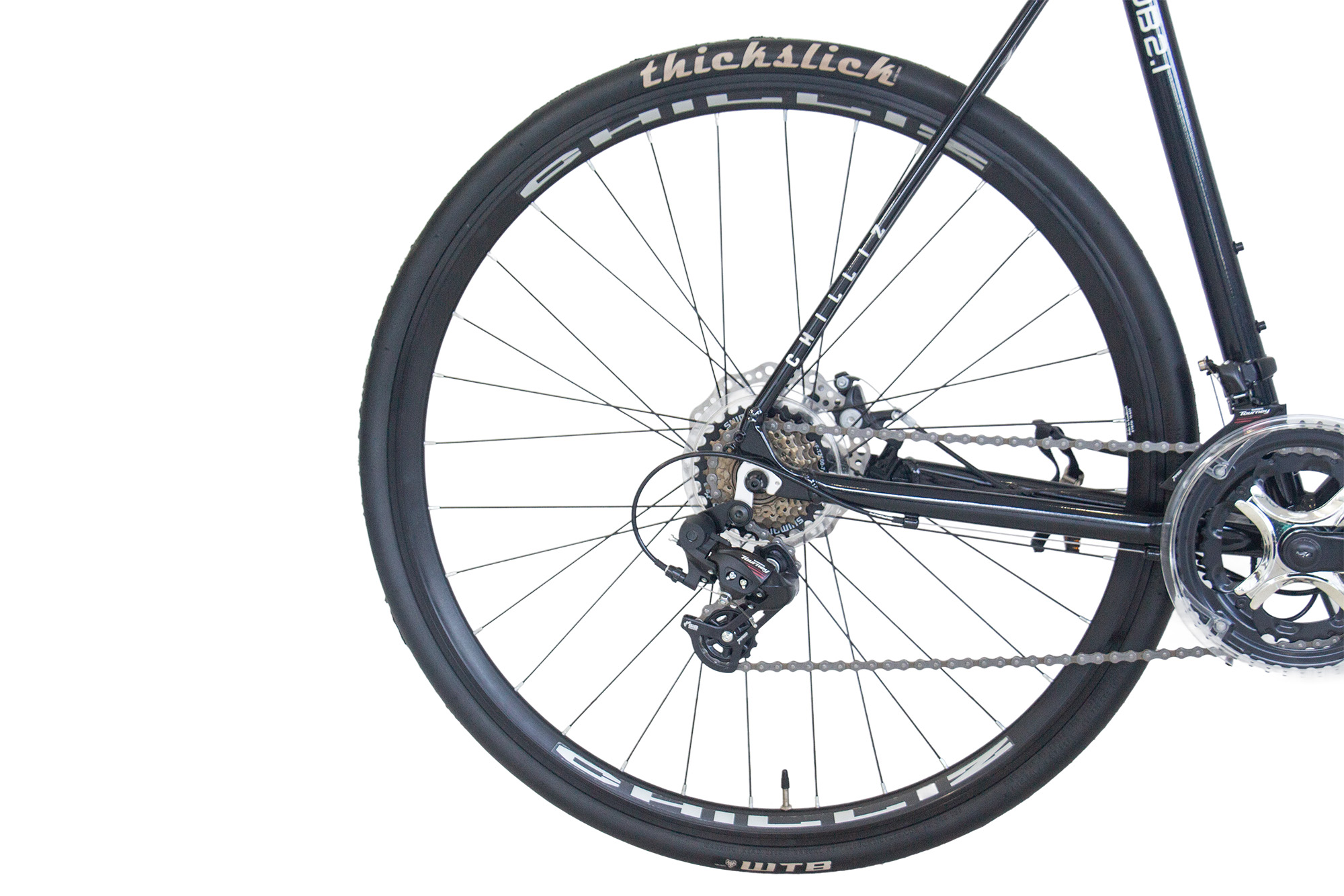 CHILLIZ Rennrad 28 Zoll RDB2.1 schwarz-gl&auml;nzend Rahmenh&ouml;he 57 cm 14 G&auml;nge – Bild 4