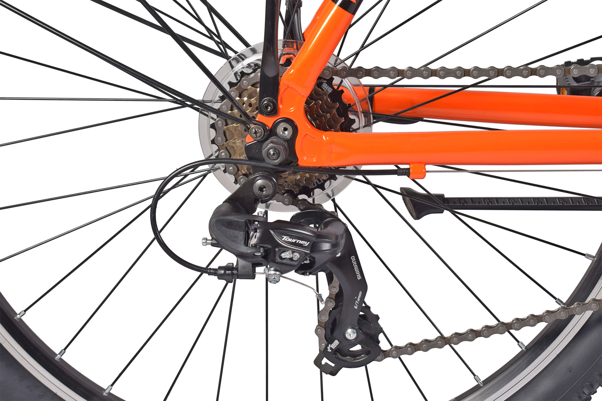 REDLOUD Mountainbike ATB 27,5 Zoll AA.01 schwarz-rot Damen Herren 21 G&auml;nge – Bild 5