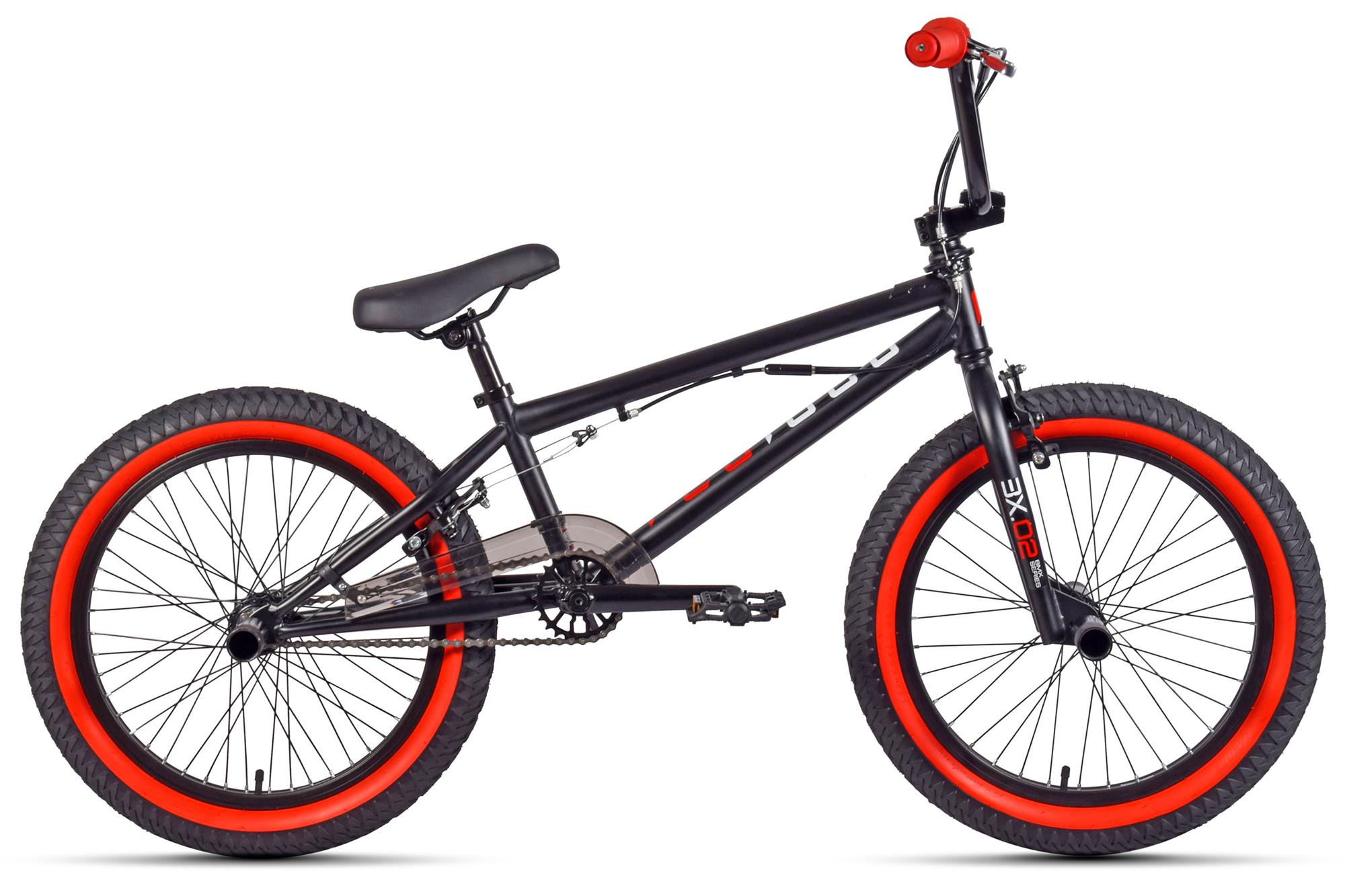 REDLOUD BMX Freestyle 20 Zoll BX.02 schwarz Rahmenh&ouml;he 25 cm 360&deg; Rotor U-Brake – Bild 1
