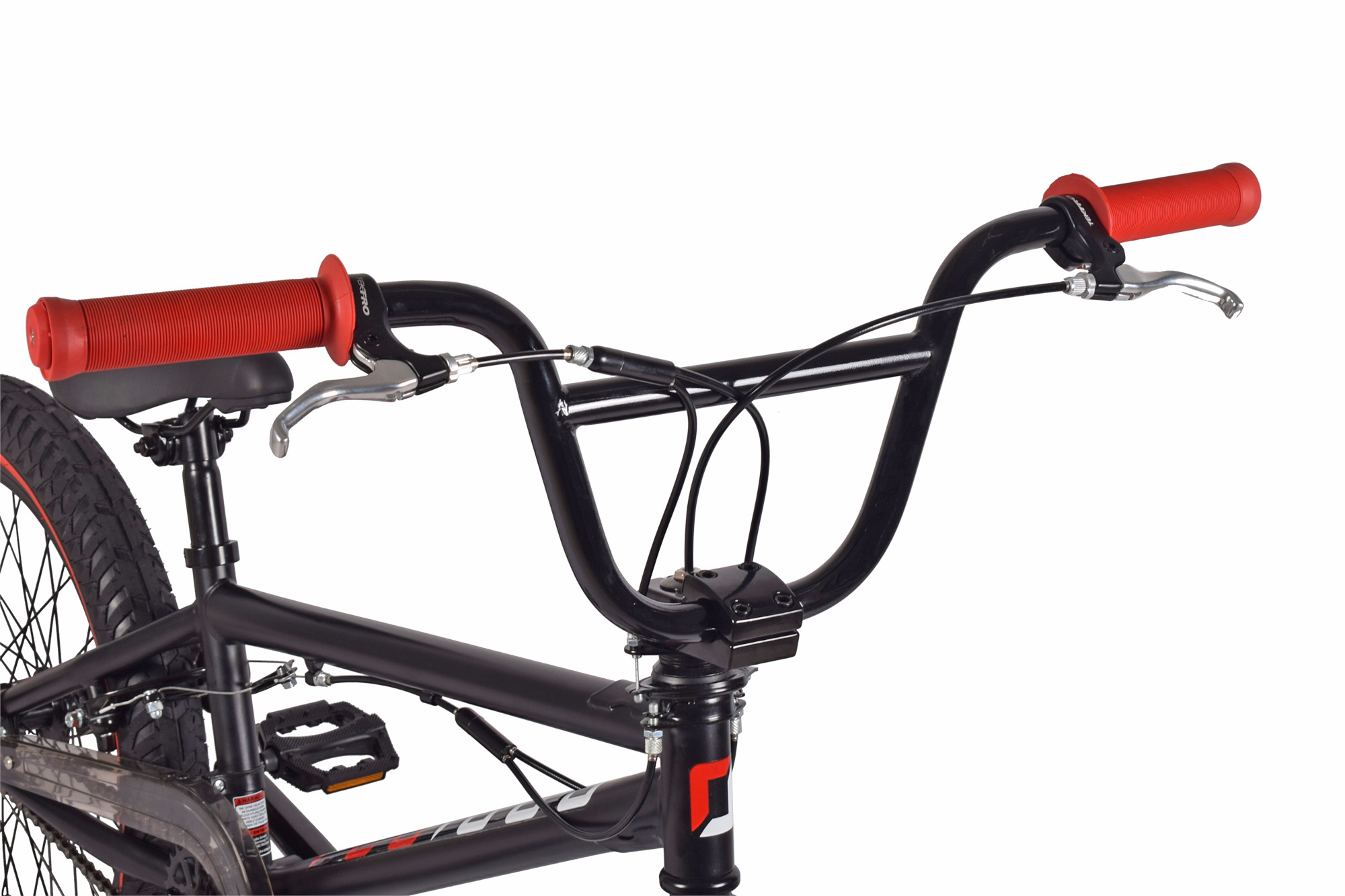 REDLOUD BMX Freestyle 20 Zoll BX.02 schwarz Rahmenh&ouml;he 25 cm 360&deg; Rotor U-Brake – Bild 3