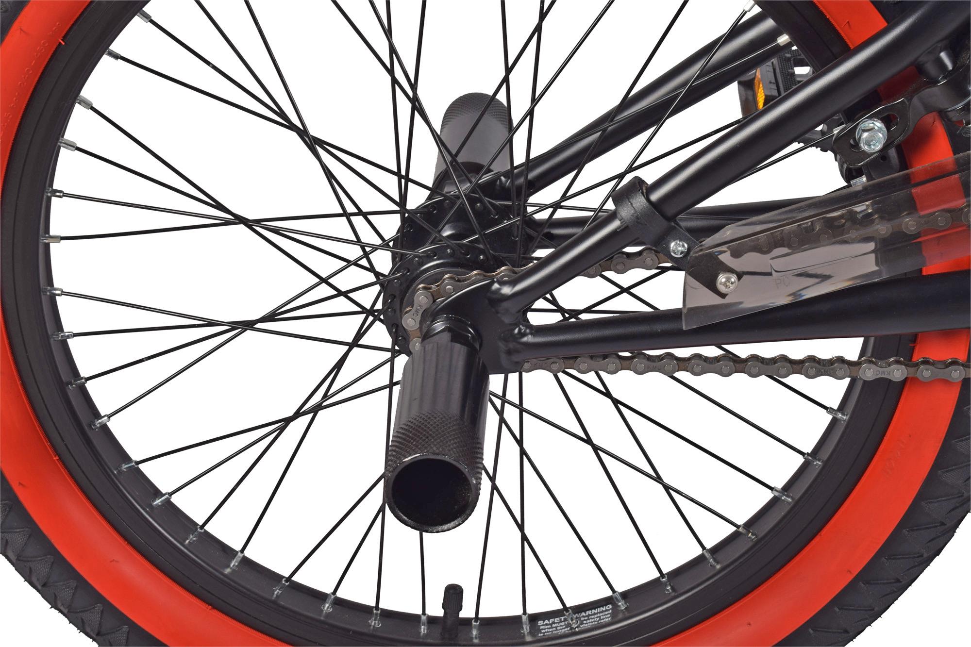 REDLOUD BMX Freestyle 20 Zoll BX.02 schwarz Rahmenh&ouml;he 25 cm 360&deg; Rotor U-Brake – Bild 5