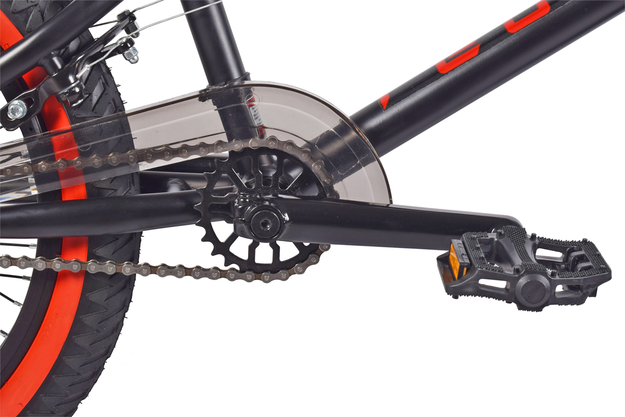 REDLOUD BMX Freestyle 20 Zoll BX.02 schwarz Rahmenh&ouml;he 25 cm 360&deg; Rotor U-Brake – Bild 4