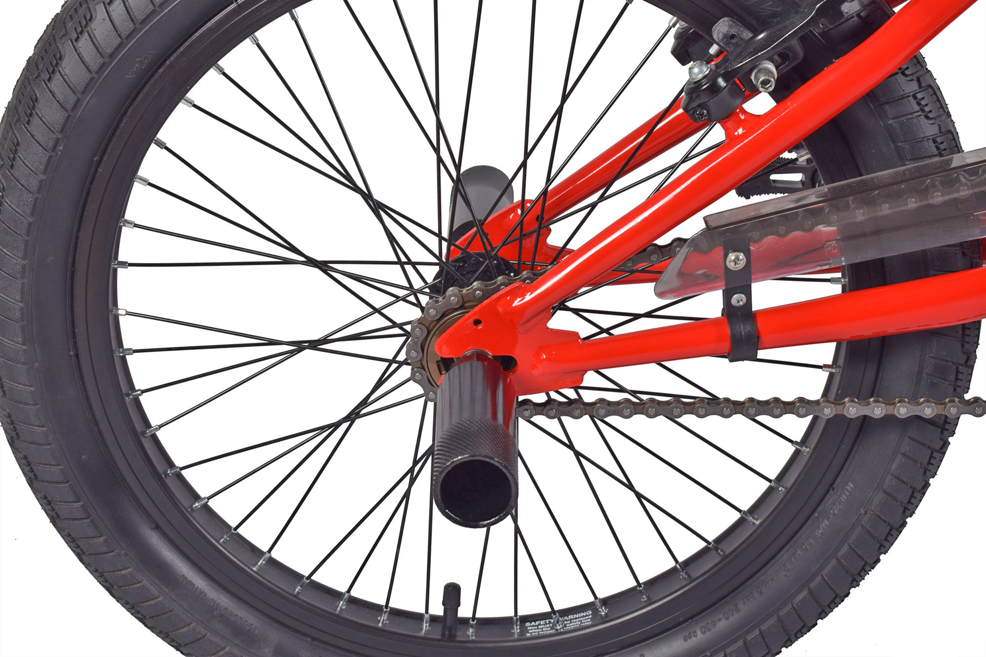 REDLOUD BMX Freestyle 20 Zoll BX.01 rot Rahmenh&ouml;he 25 cm 360&deg; Rotor V-Brake – Bild 5