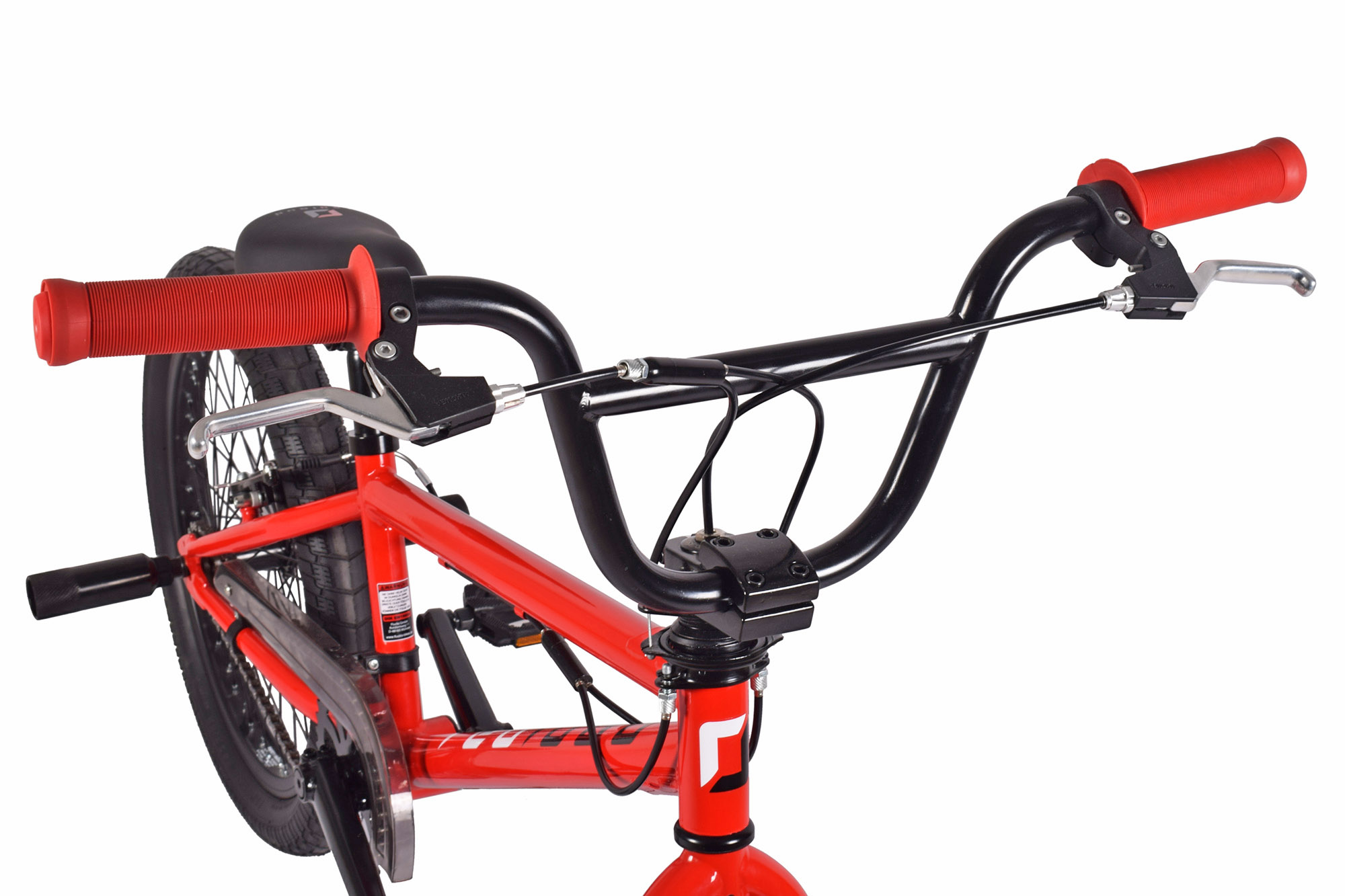 REDLOUD BMX Freestyle 20 Zoll BX.01 rot Rahmenh&ouml;he 25 cm 360&deg; Rotor V-Brake – Bild 3