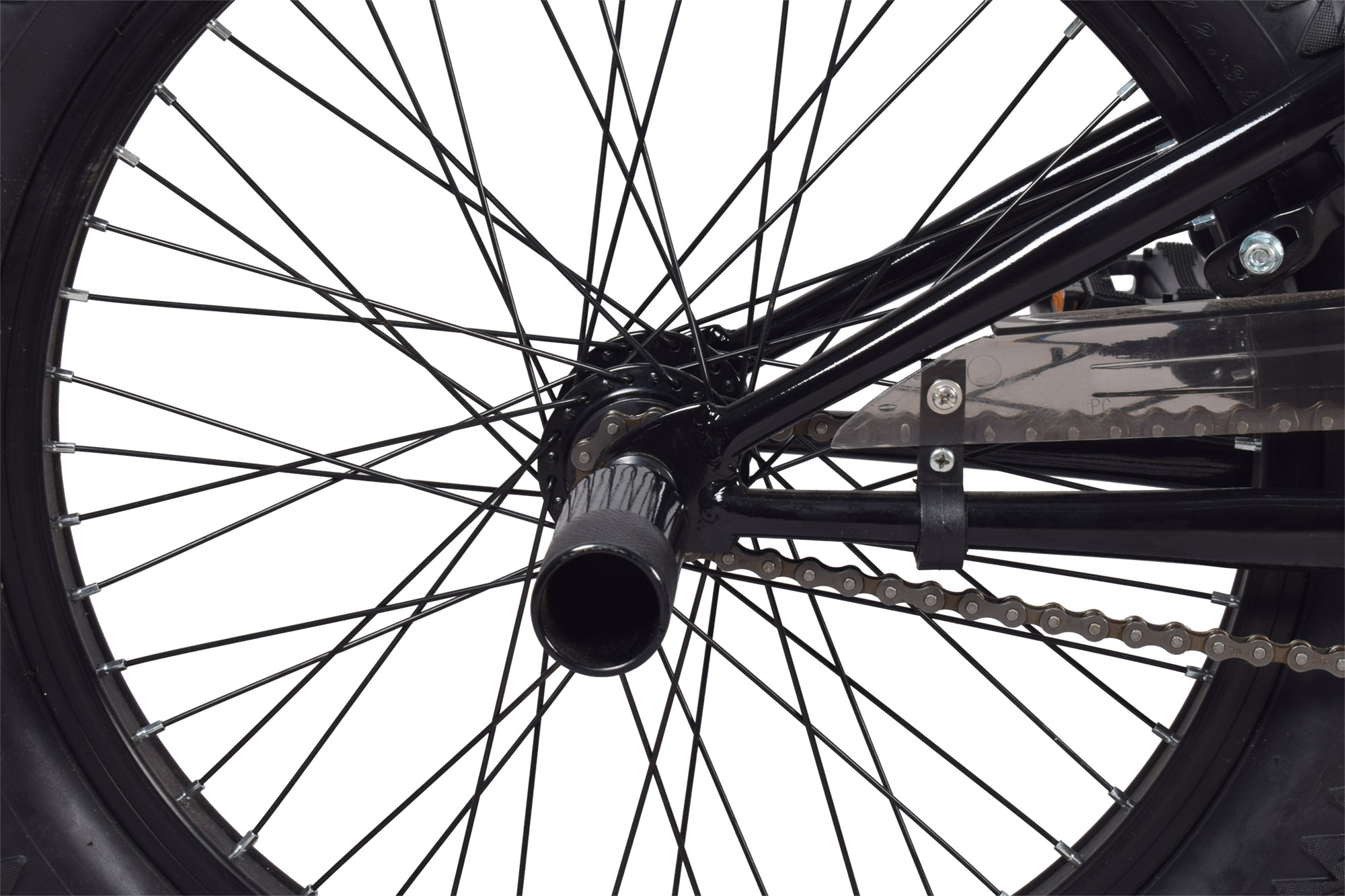 REDLOUD BMX Freestyle 20 Zoll BAT Rahmenh&ouml;he 25 cm schwarz U-Brake 360&deg; Rotor – Bild 4