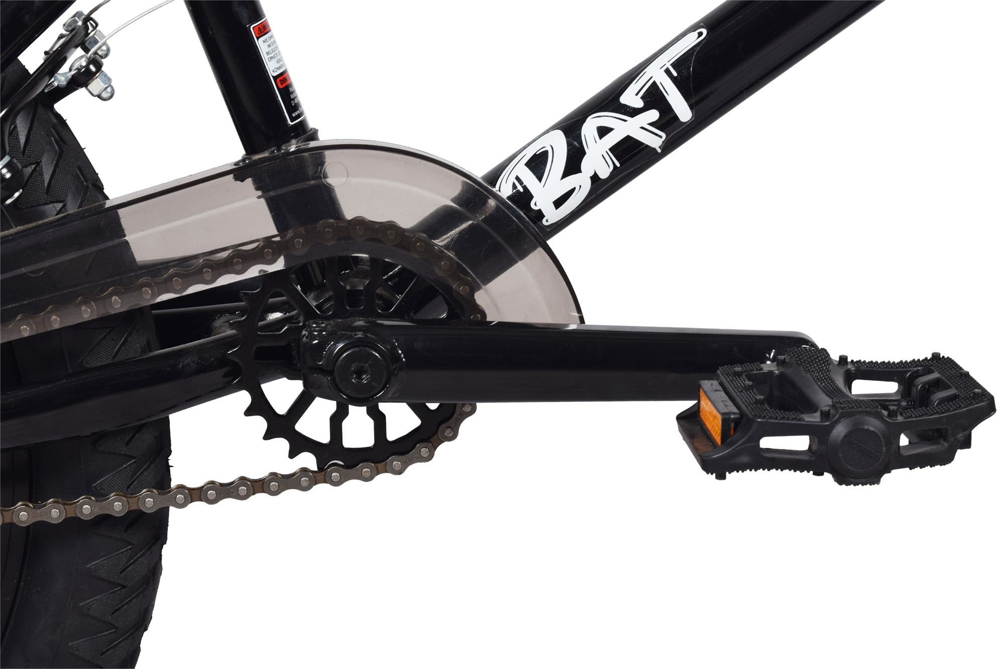 REDLOUD BMX Freestyle 20 Zoll BAT Rahmenh&ouml;he 25 cm schwarz U-Brake 360&deg; Rotor – Bild 5