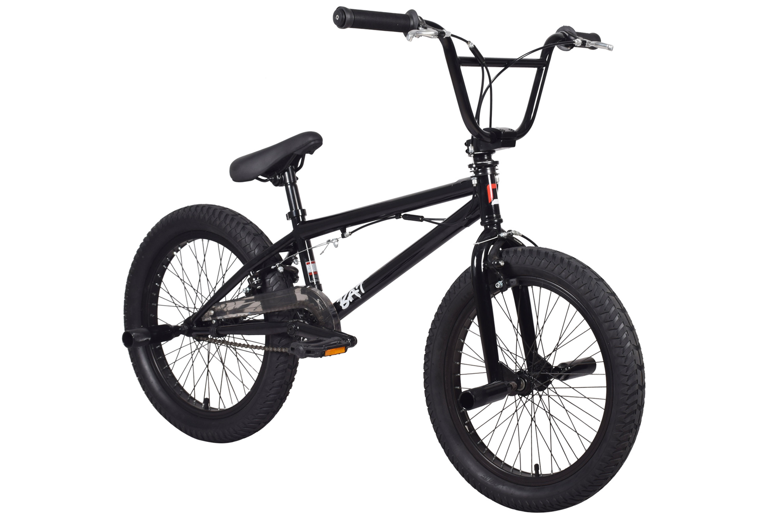 REDLOUD BMX Freestyle 20 Zoll BAT Rahmenh&ouml;he 25 cm schwarz U-Brake 360&deg; Rotor – Bild 2