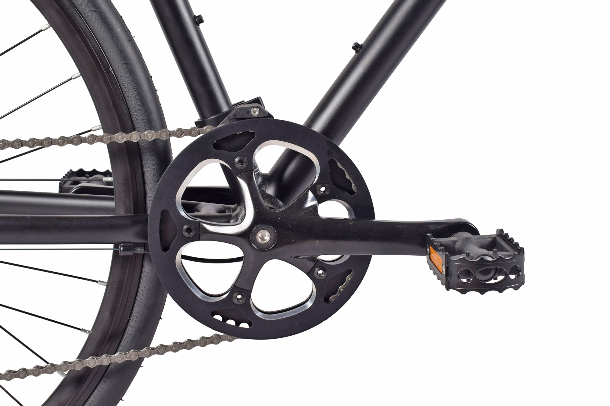 REDLOUD Fixie 28 Zoll FA.02 schwarz Rahmenh&ouml;he 54 cm 8 G&auml;nge – Bild 4