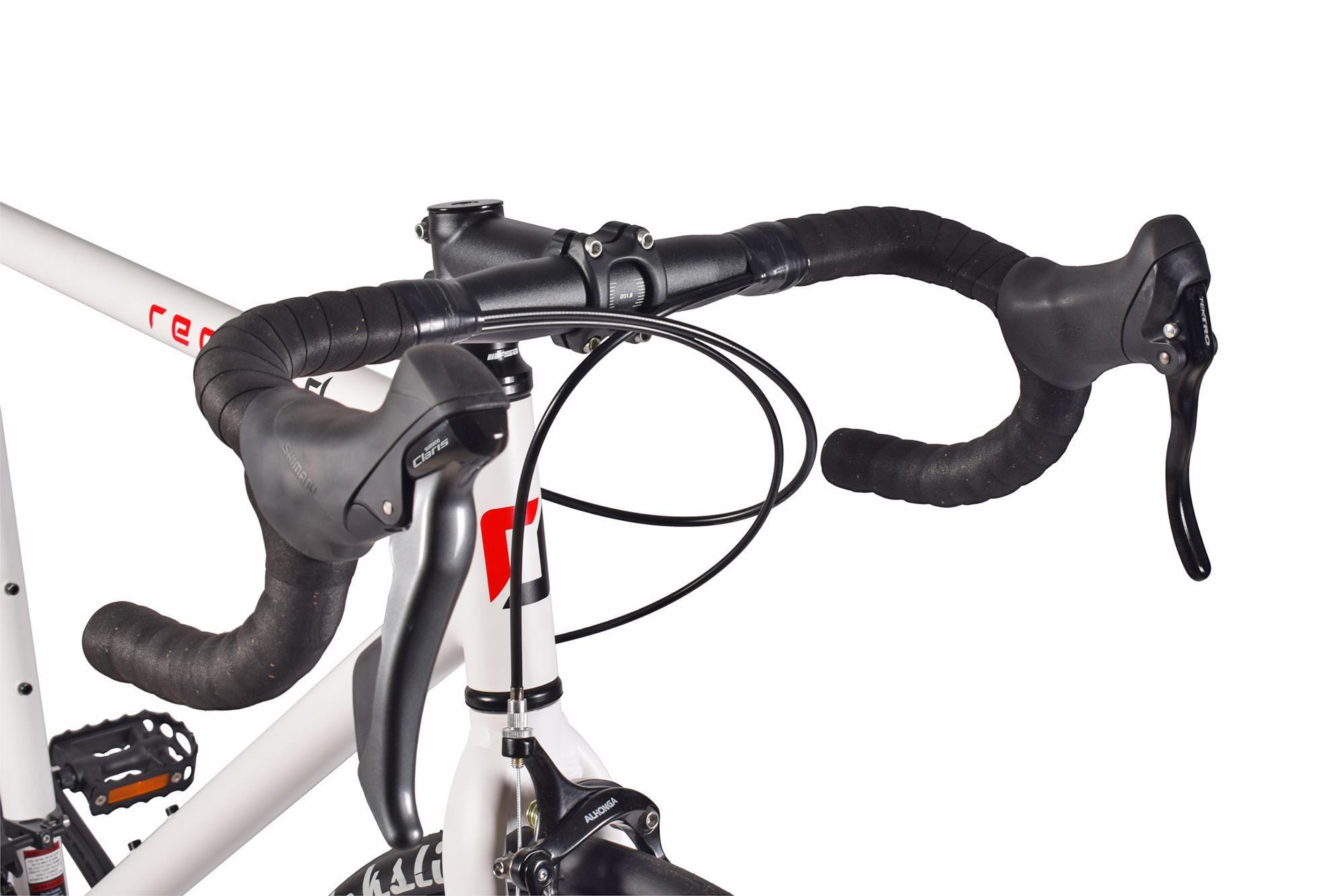 REDLOUD Fixie 28 Zoll FA.02 wei&szlig; Damen Herren 8 G&auml;nge – Bild 3