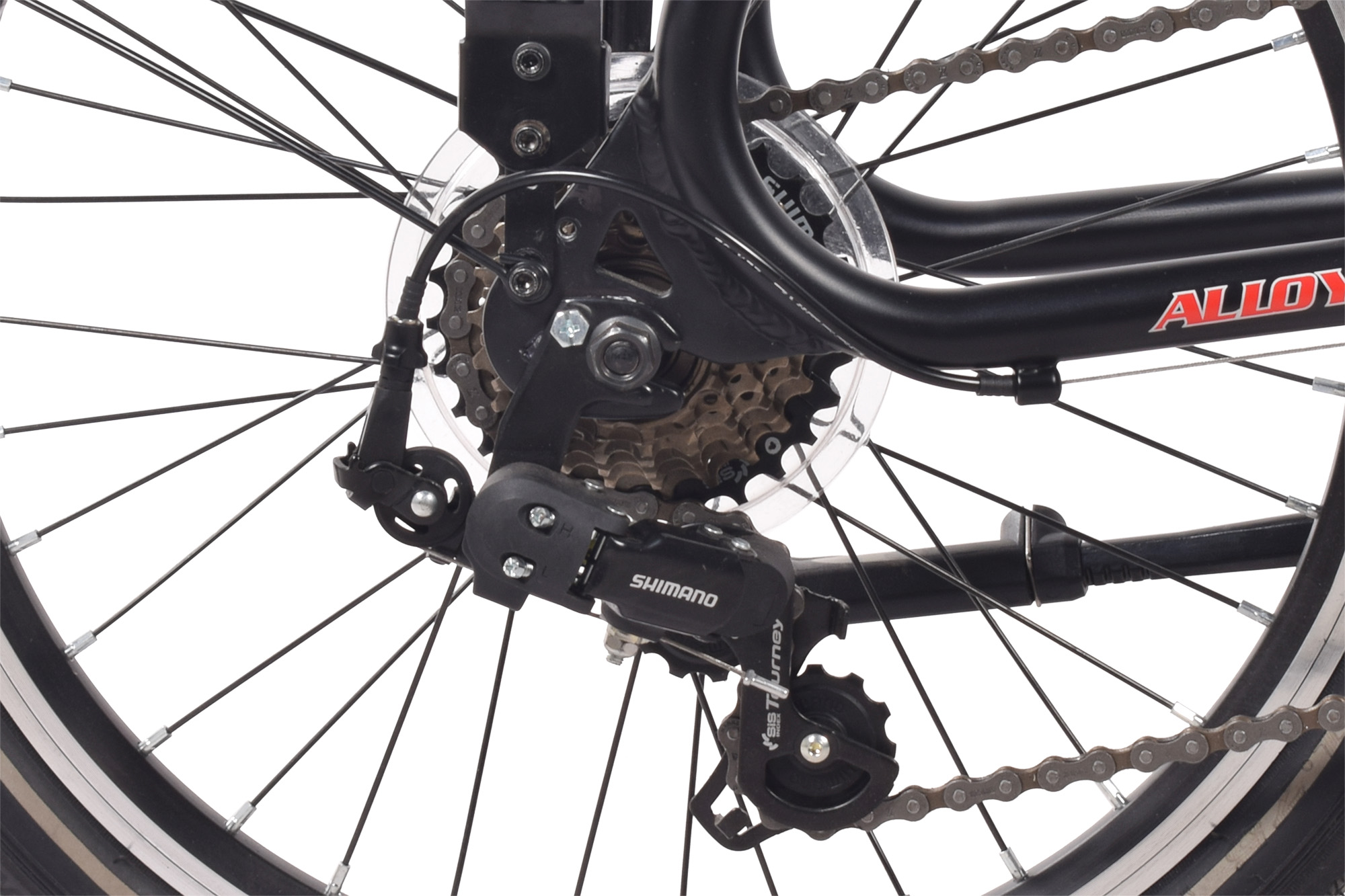 REDLOUD Faltrad 20 Zoll FO.01 schwarz Damen Herren Klapprad 7 G&auml;nge – Bild 5