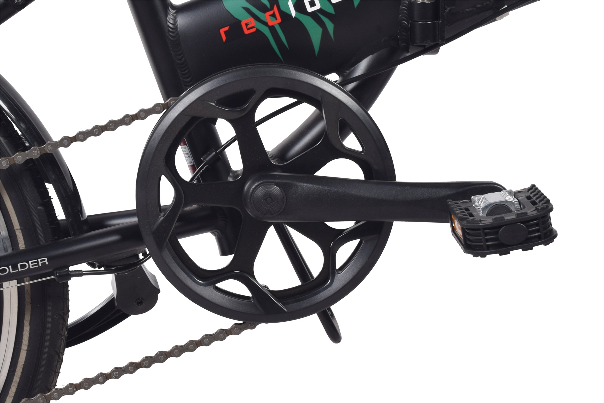 REDLOUD Faltrad 20 Zoll FO.01 schwarz Damen Herren Klapprad 7 G&auml;nge – Bild 4