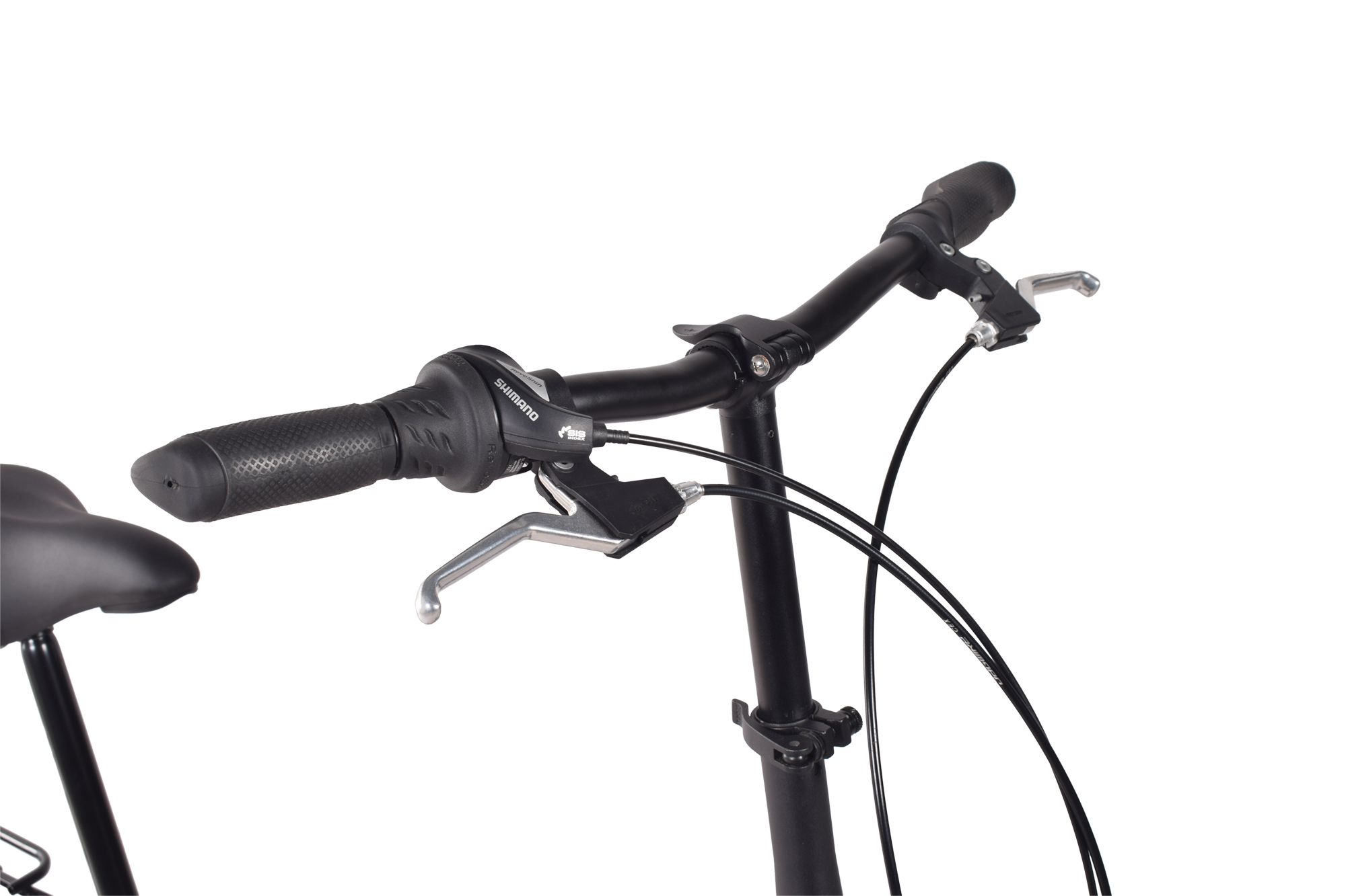 REDLOUD Faltrad 20 Zoll FO.01 schwarz Damen Herren Klapprad 7 G&auml;nge – Bild 3