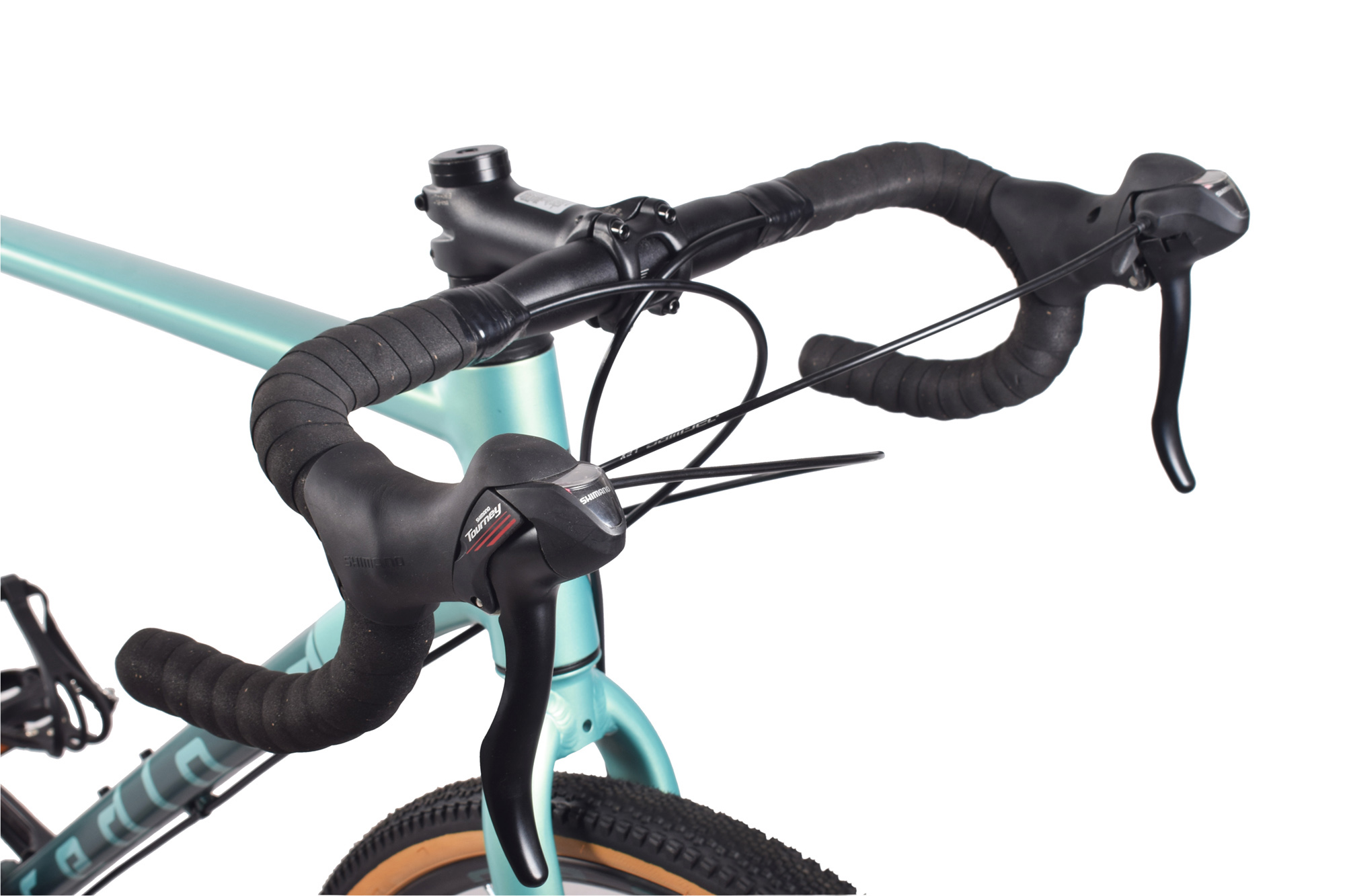 REDLOUD Gravelbike 28 Zoll GA.01 gr&uuml;n 14 G&auml;nge mech. Scheibenbremse – Bild 3